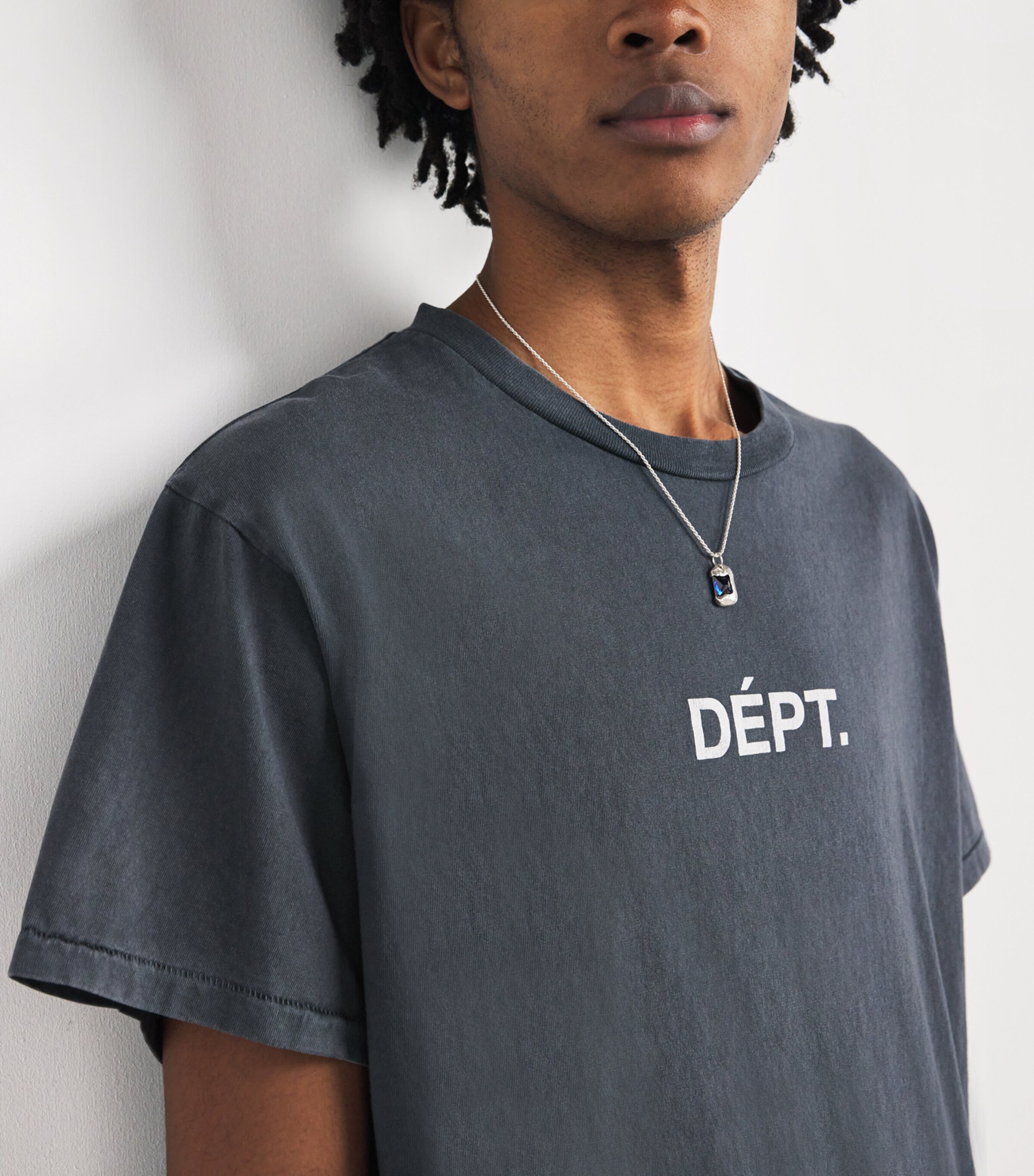 Cotton Logo T-Shirt VINTAGE BLACK Image 6