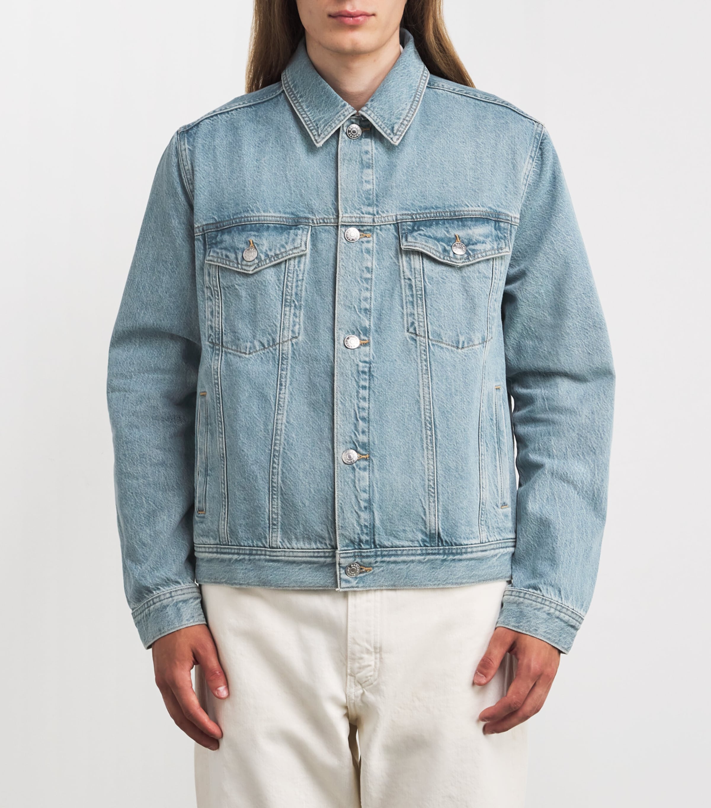 Samsøe Samsøe Organic Cotton Denim Jacket Carib Blu Image 3