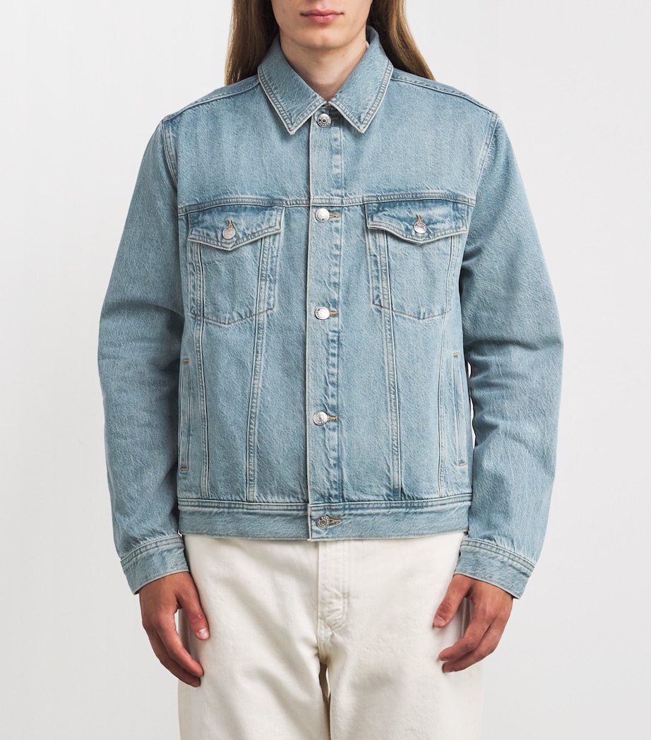 Samsøe Samsøe Organic Cotton Denim Jacket Carib Blu Image 3