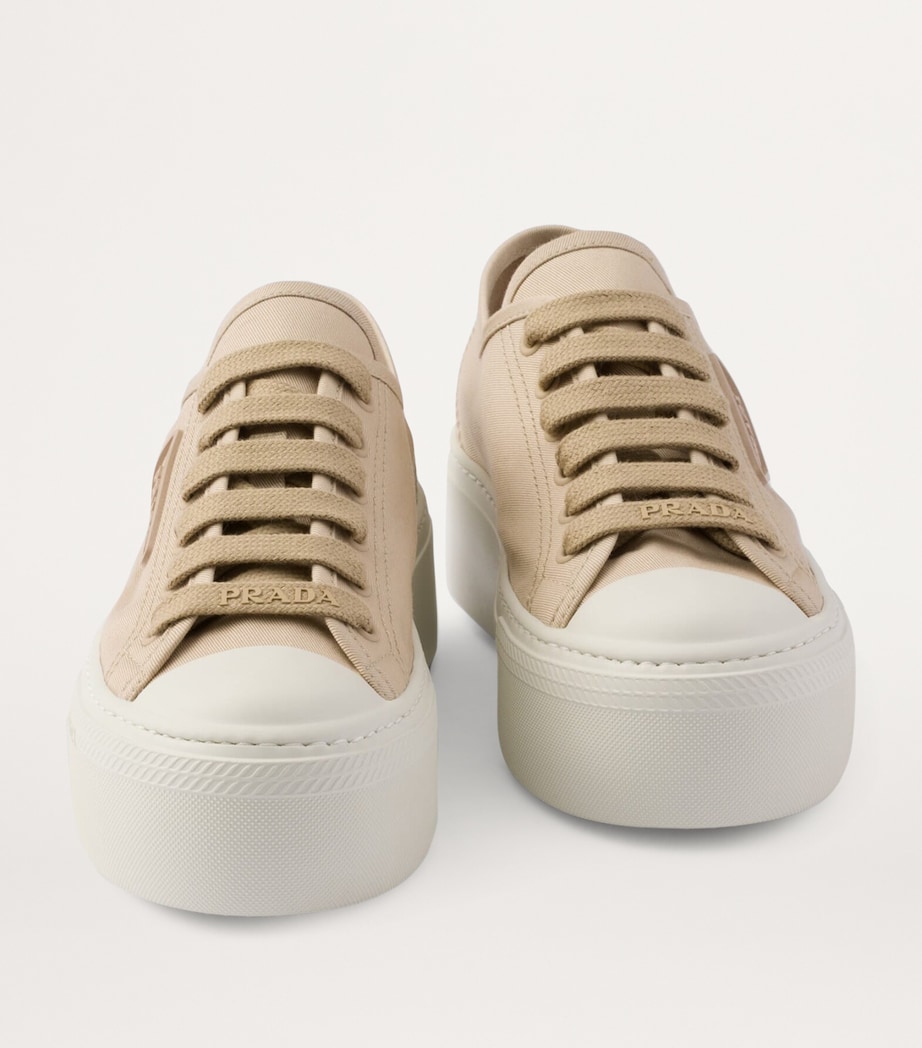 Fabric Platform Triangle Sneakers 50 F0065 Image 5