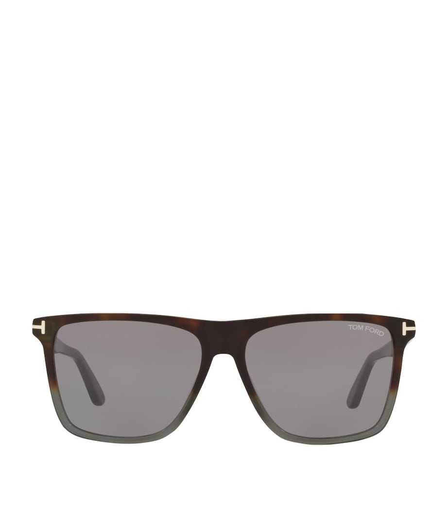 TOM FORD FT0832 Square Sunglasses Brown Image 1