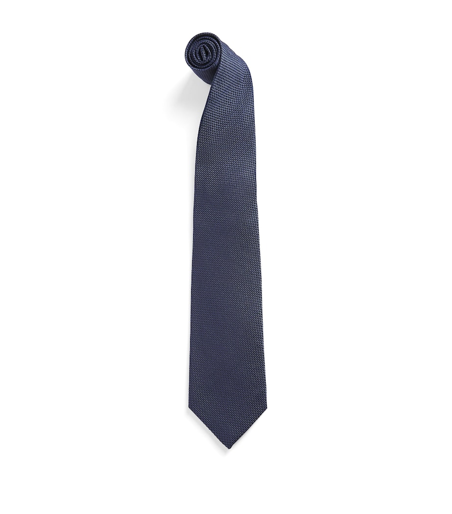Isaia Silk Seven-Fold Tie Image 1