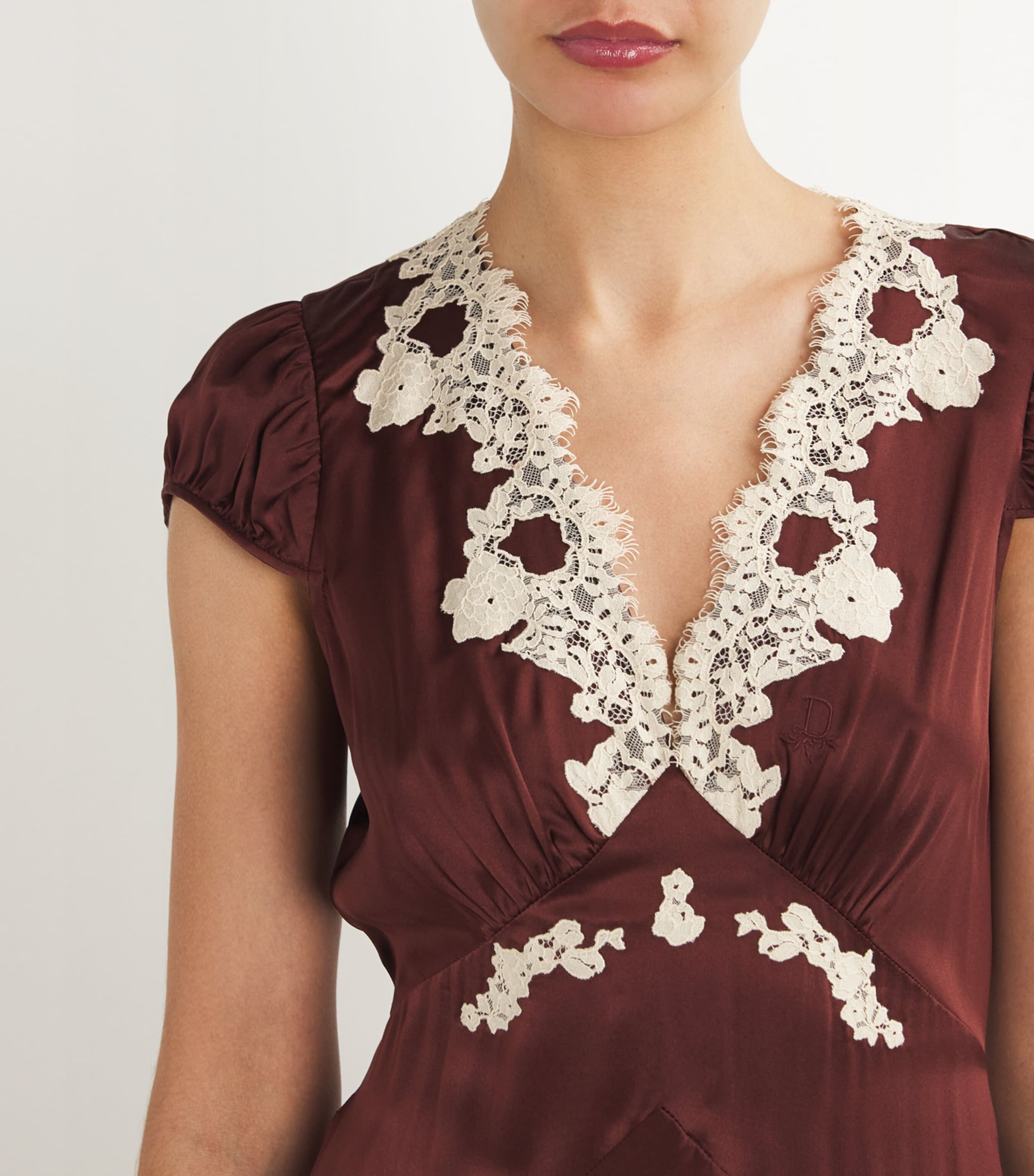 doen brown silk dress Doen Coraline Dress by Doen