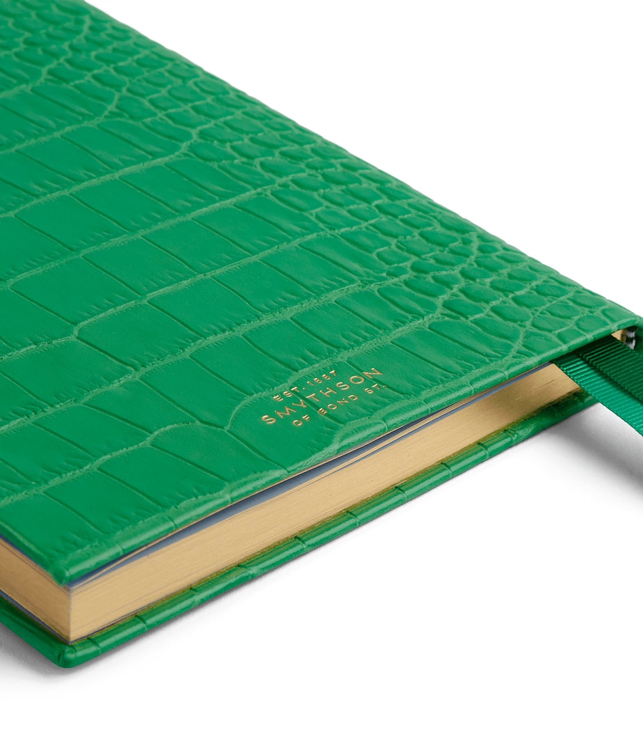 Smythson Leather Soho Weekly Diary 2027 Jade Image 6