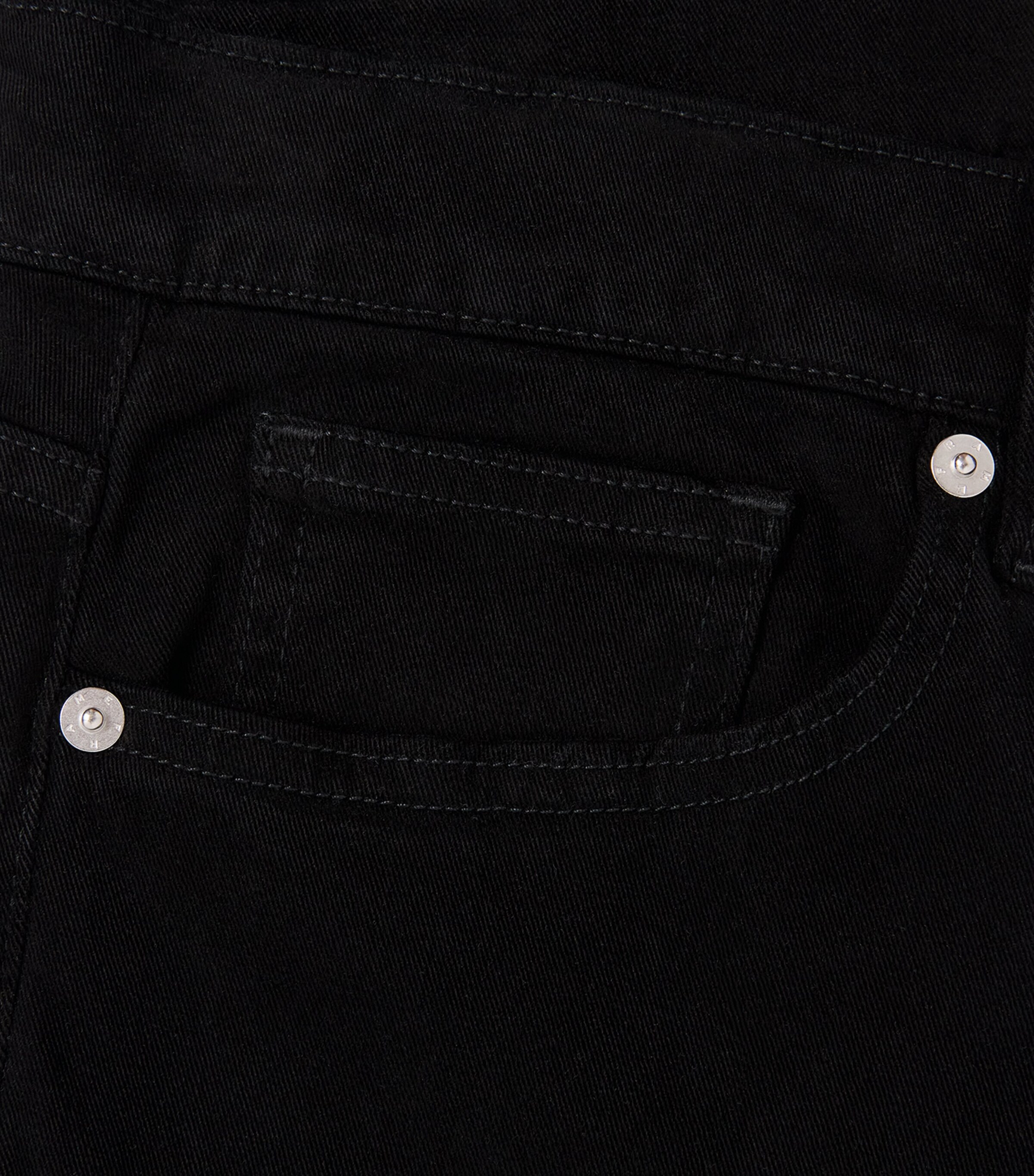 FRAME Mens L'Homme Slim Jeans Noir Image 6
