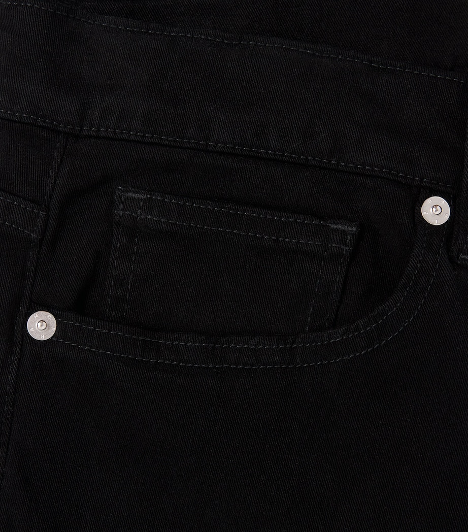 FRAME Mens L'Homme Slim Jeans Noir Image 6