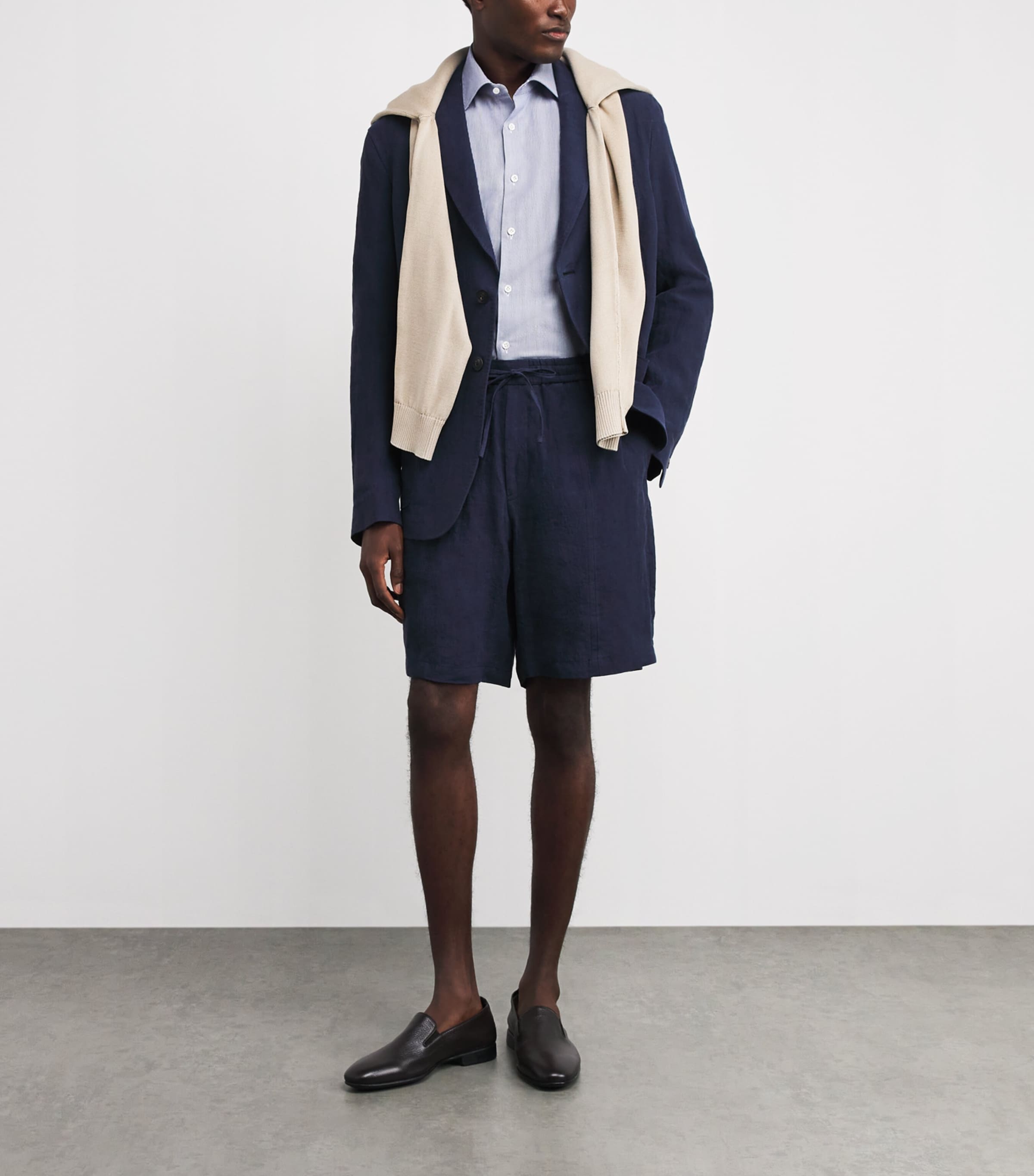 Linen Single-Breasted Blazer 920 Image 2