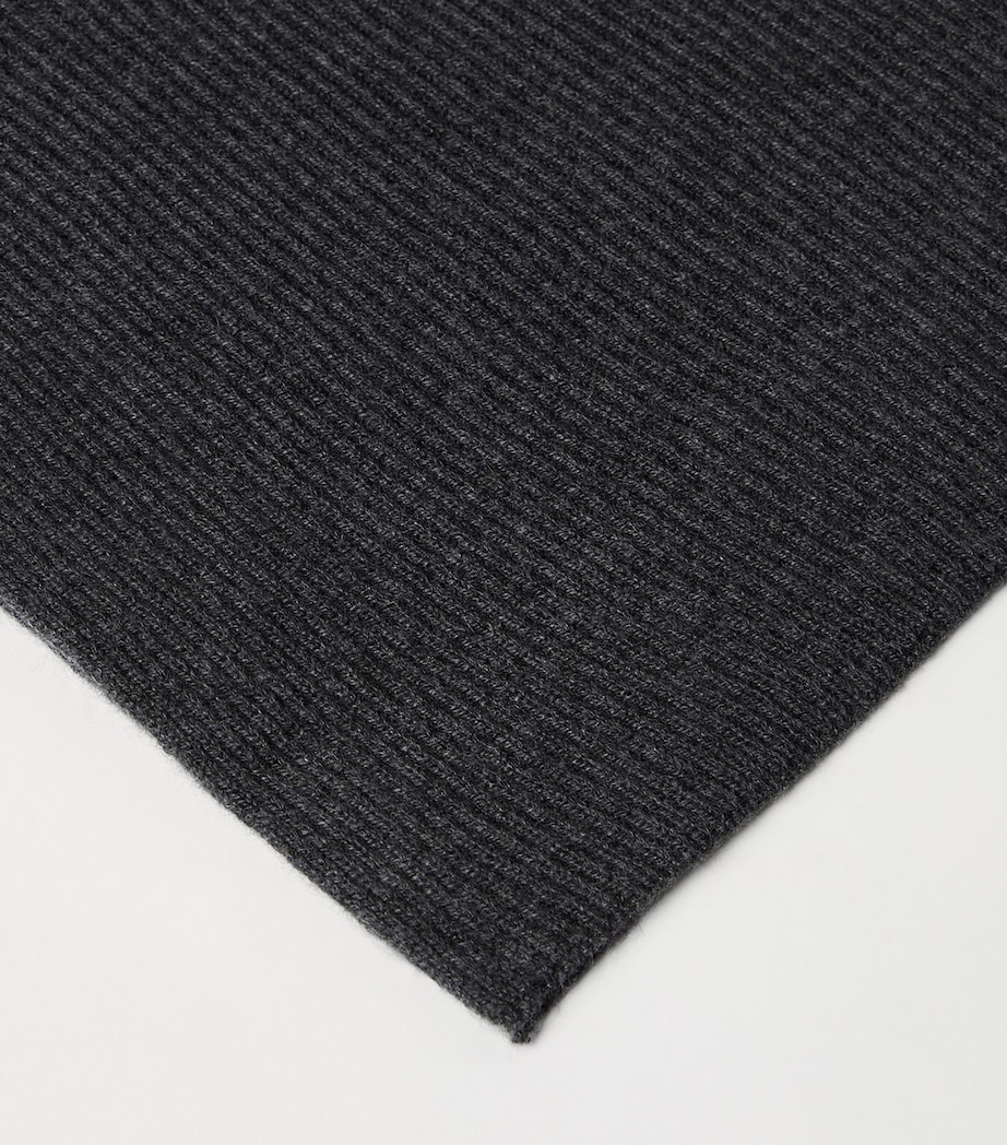 Cashmere English Rib Scarf C2803 Image 3