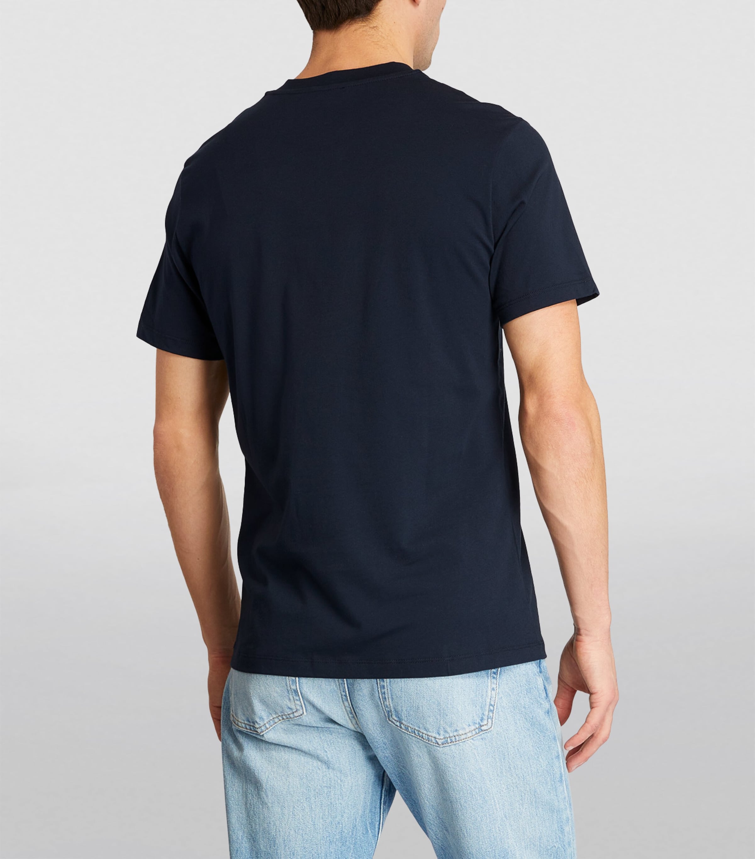 Embroidered Logo T-Shirt NAVY BLUE Image 4