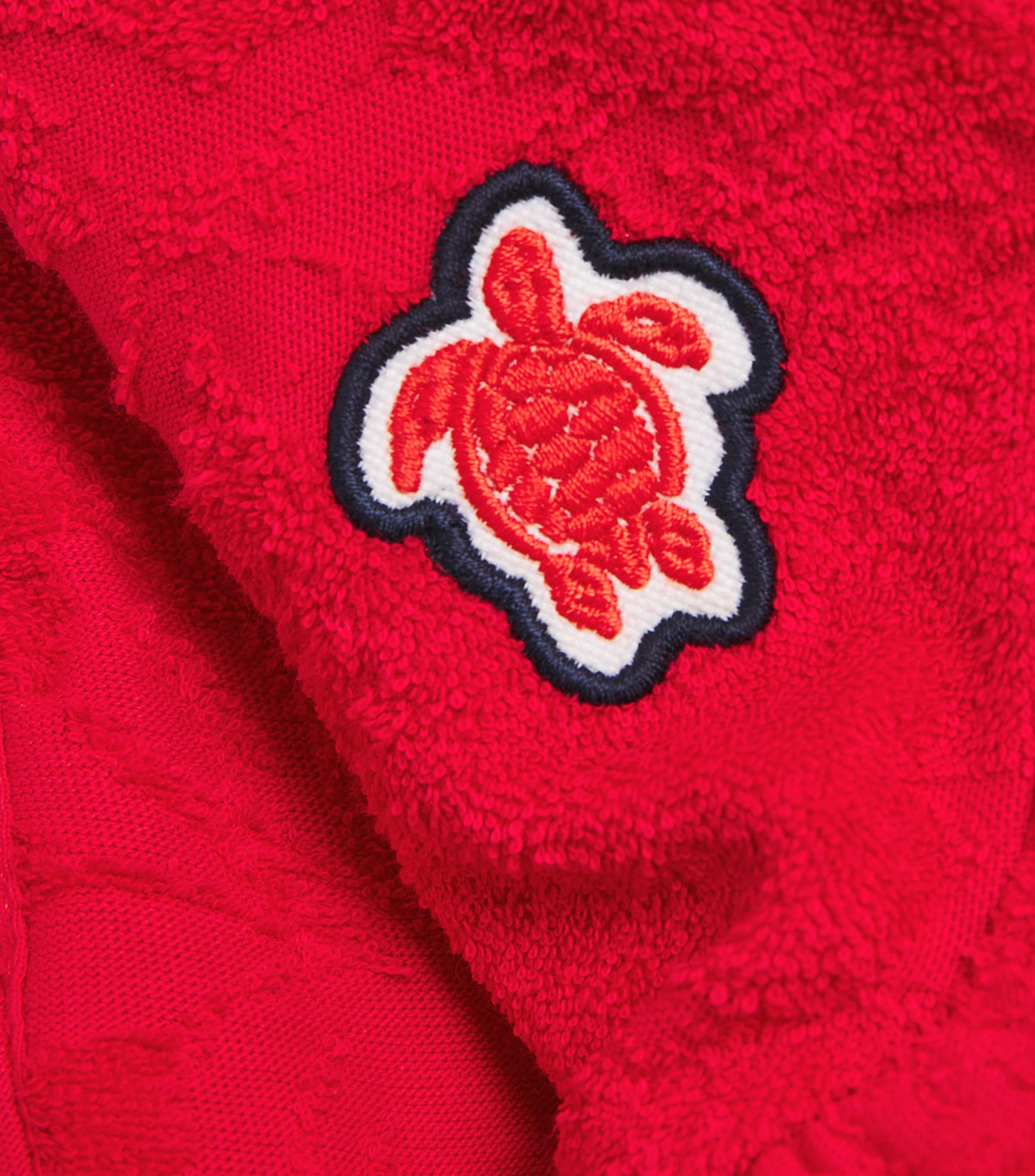 Towelling Frill-Trim Shorts (2-14 Years) 228 LIPSTICK Image 3