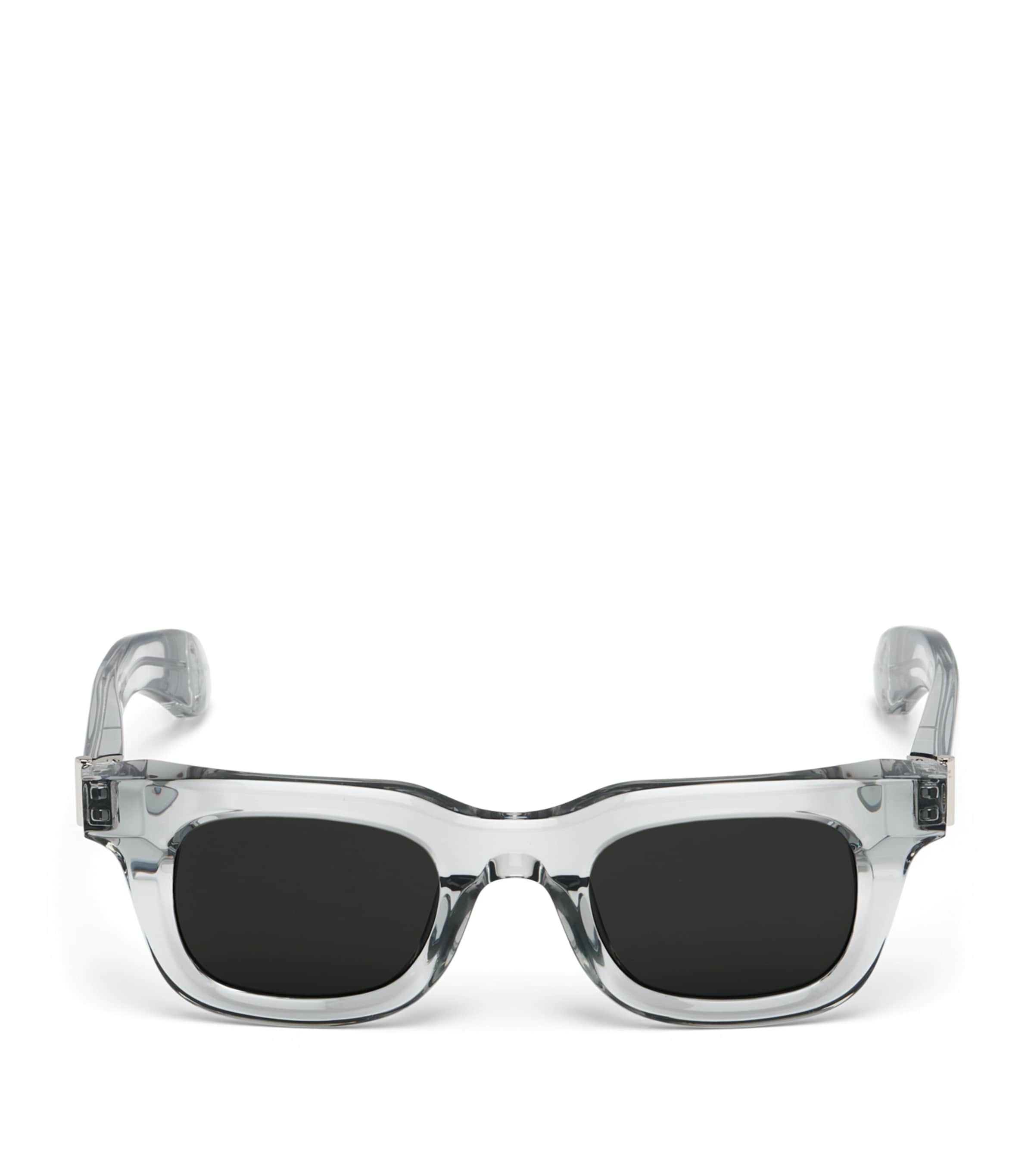 McQueen Skull-Detail Square Sunglasses Image 1
