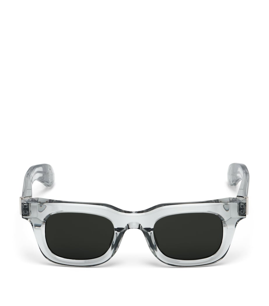 McQueen Skull-Detail Square Sunglasses Image 1