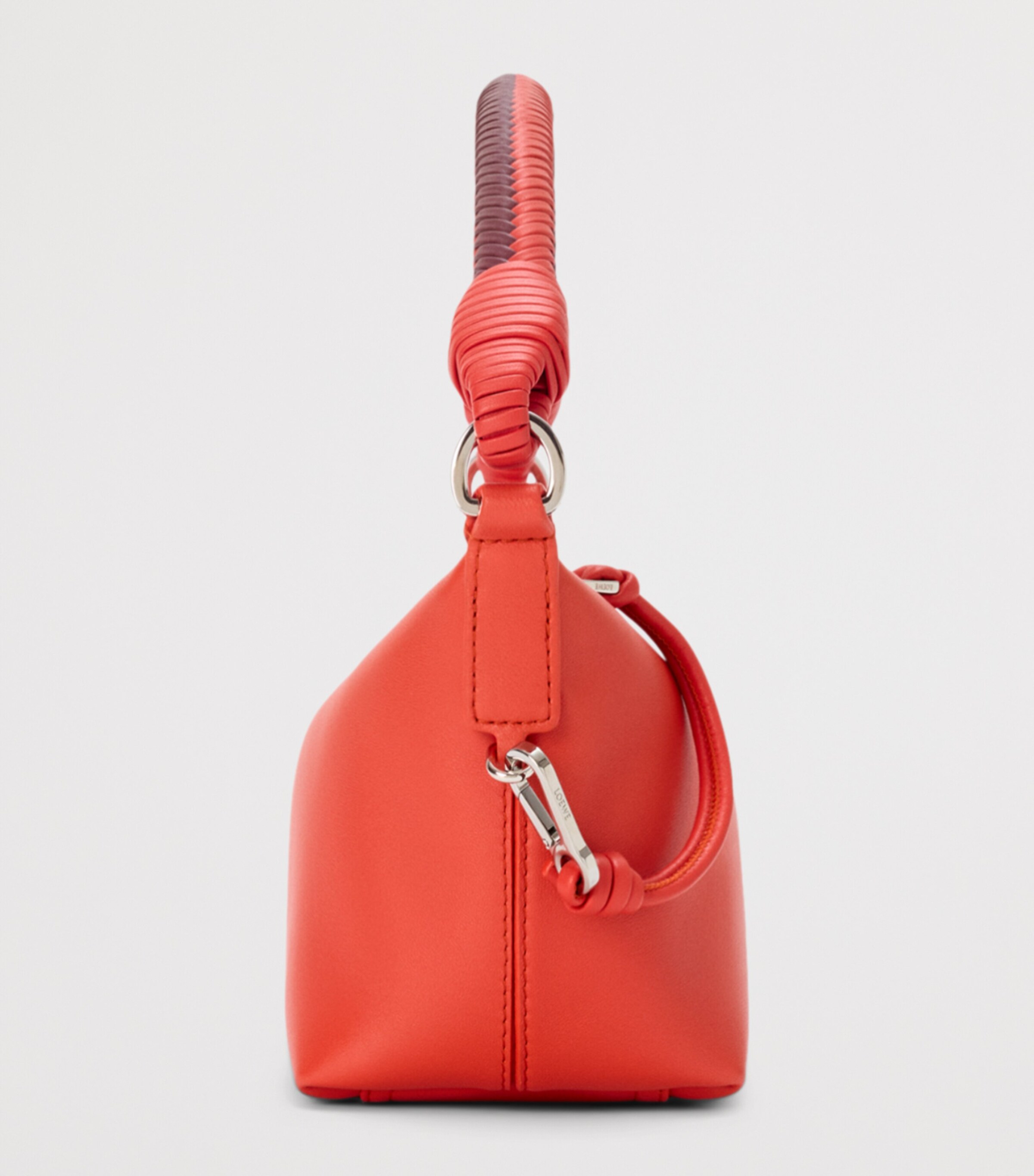 LOEWE Lambskin Cala Top-Handle Bag Sunrise Orange/pink Image 3