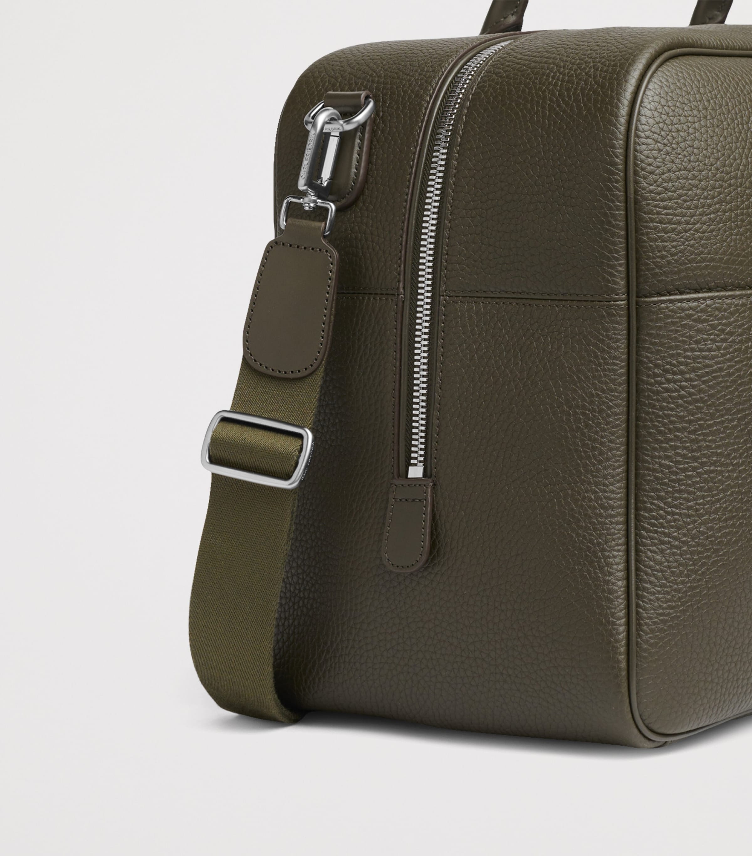 Leather Granville Duffle Bag OLIVE Image 4