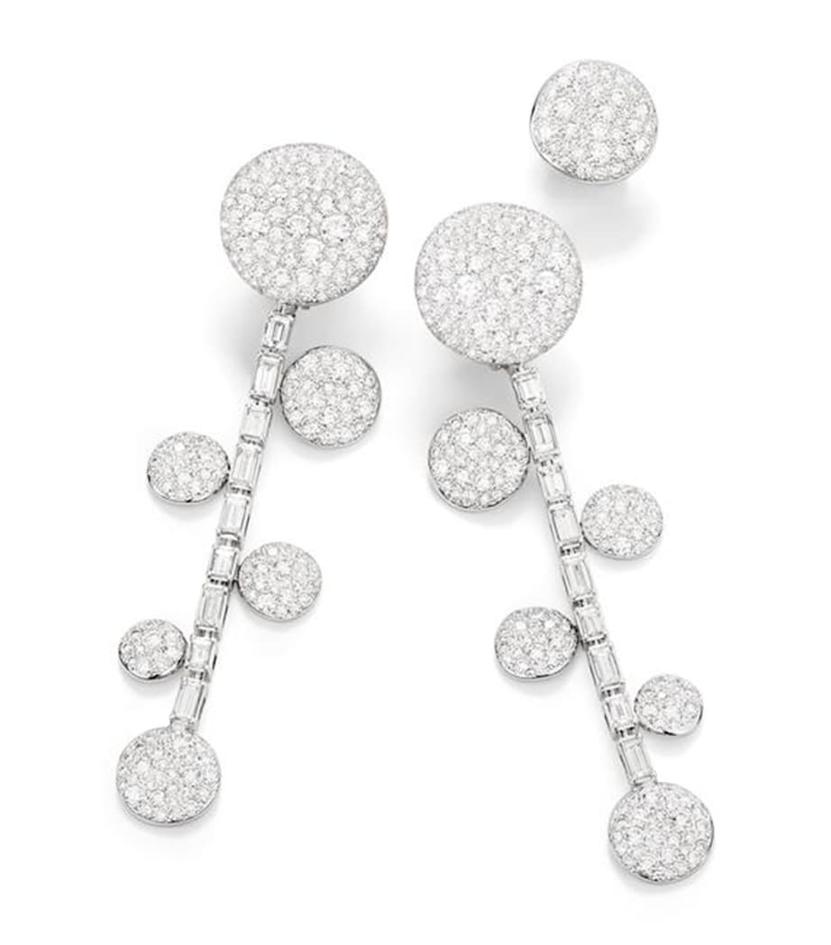 White Gold and Diamond Sabbia Earrings DB000 Image 1