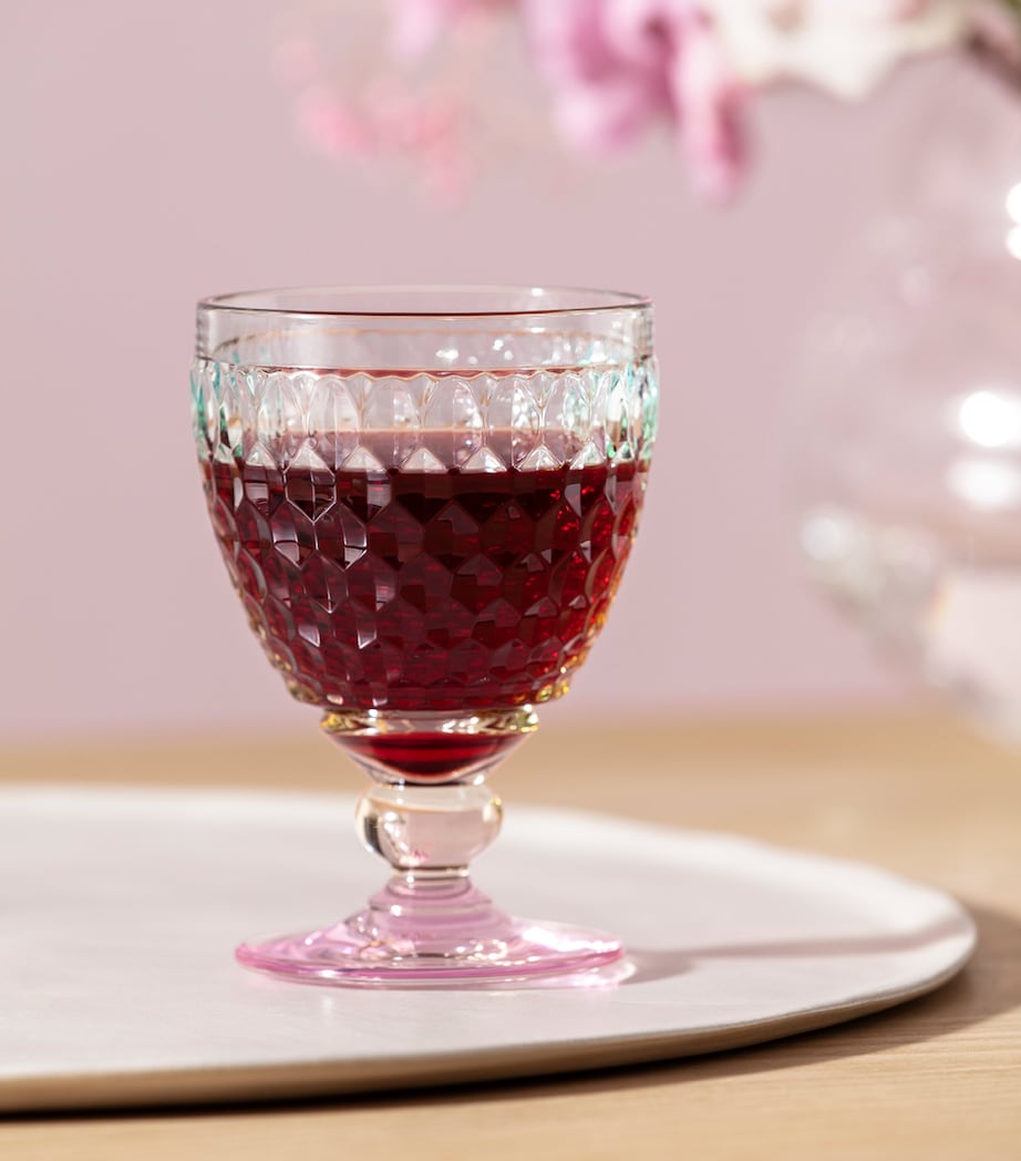 Set of 4 Boston Pearl Red Wine Glasses (200ml) MULTI Image 2