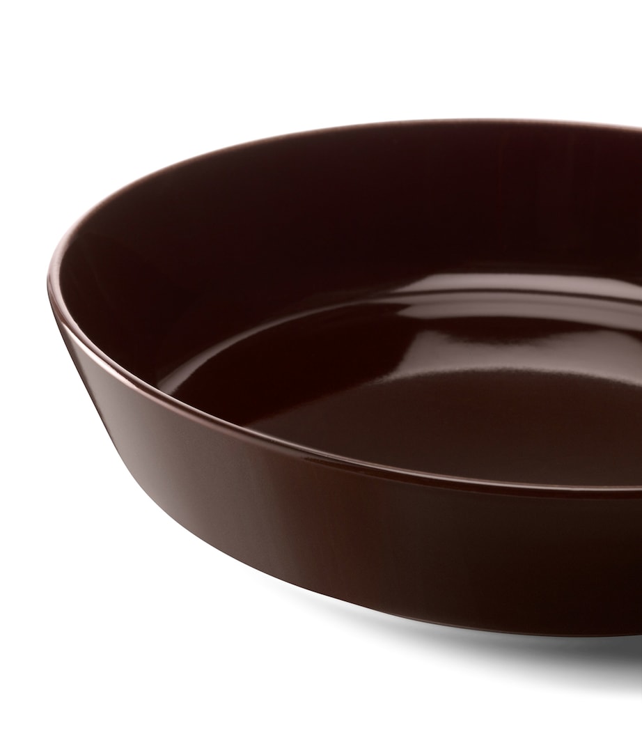 Set of 2 Porcelain Collective Starter/Pasta Bowls (20cm) MOCHA Image 3