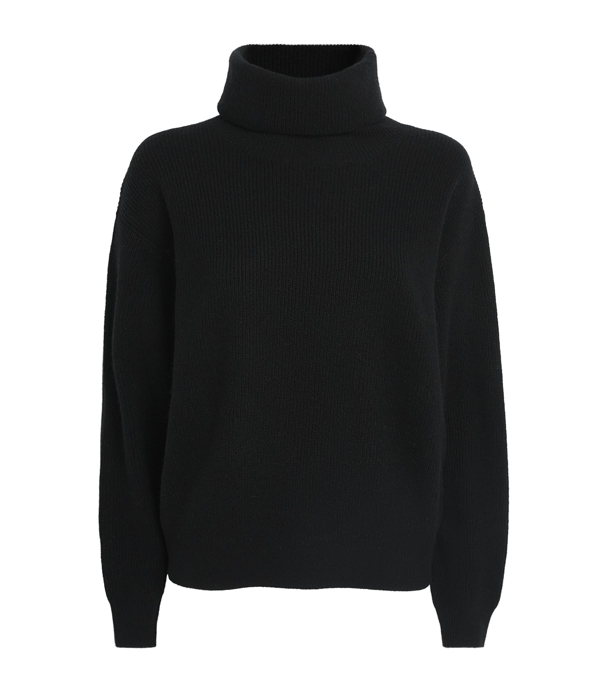 Paige Aria Cashmere Turtleneck Sweater In Black