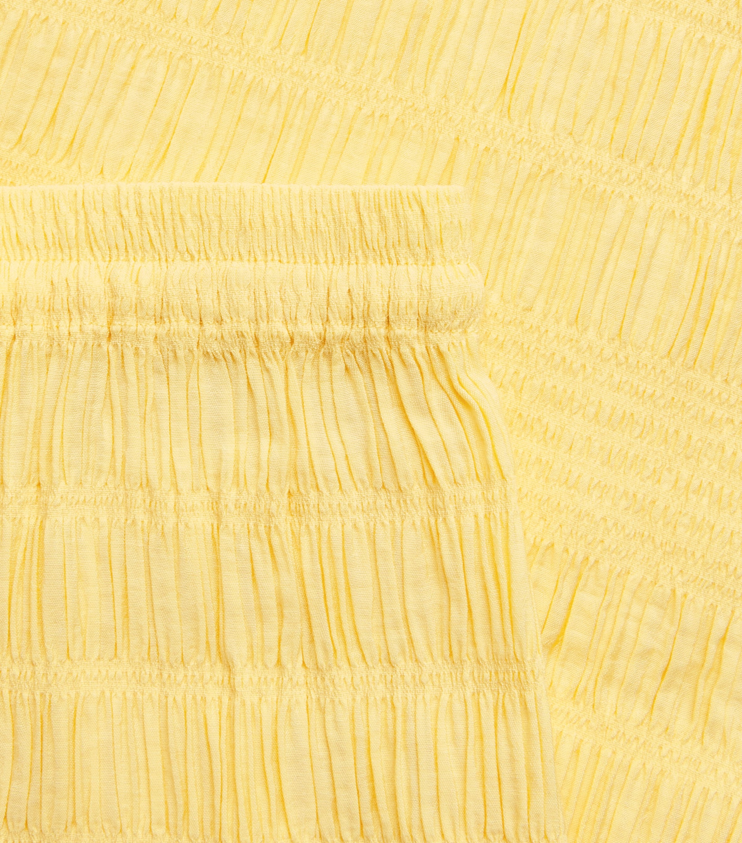 Polo Ralph Lauren Womens Smocked Midi Skirt Banana Peel Image 6