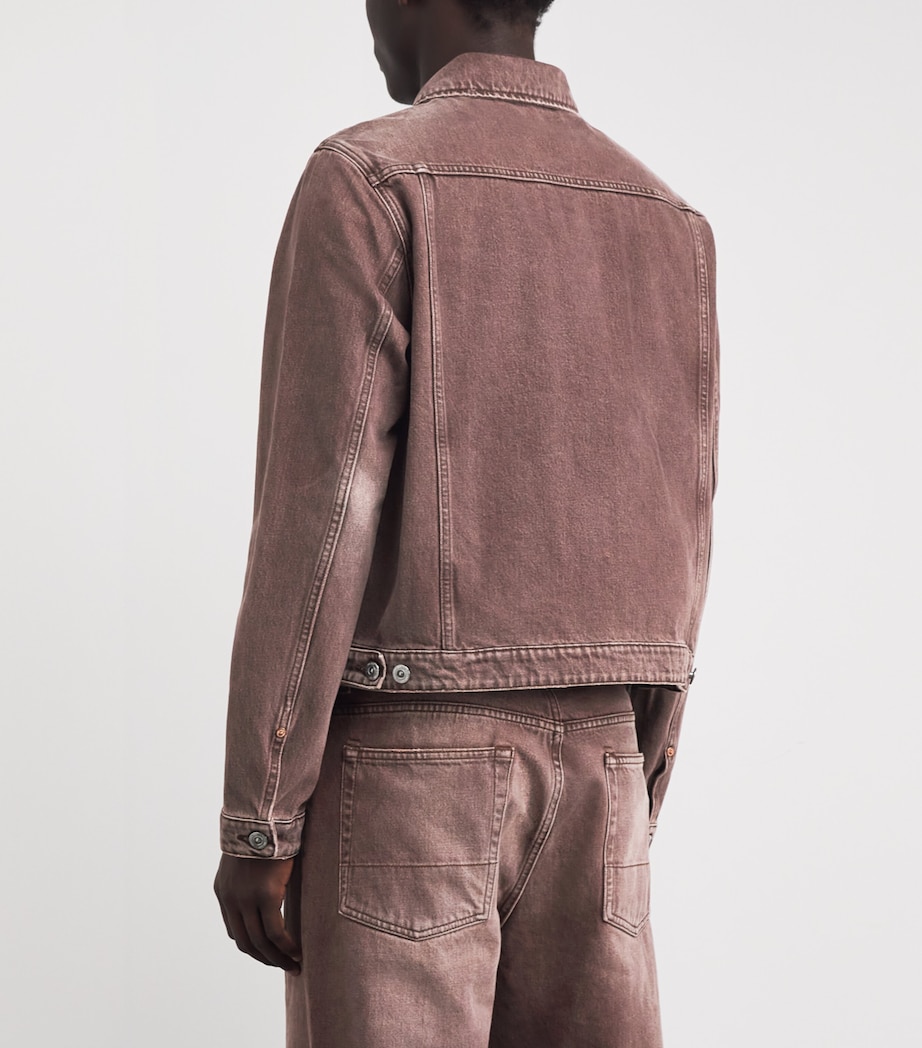 Origin Denim Jacket OVERDYED CHOCO MELON Image 4