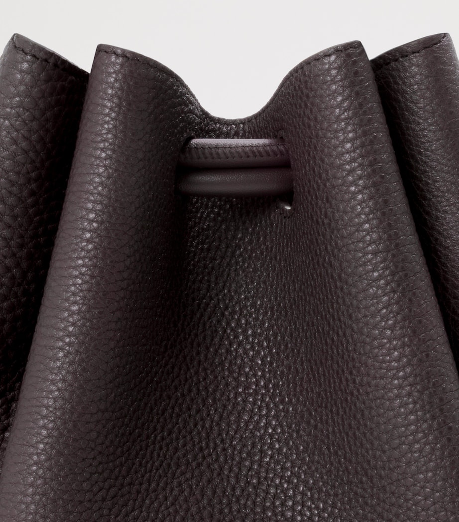 Small Calfskin Madrid Shoulder Bag DARK EBONY Image 12