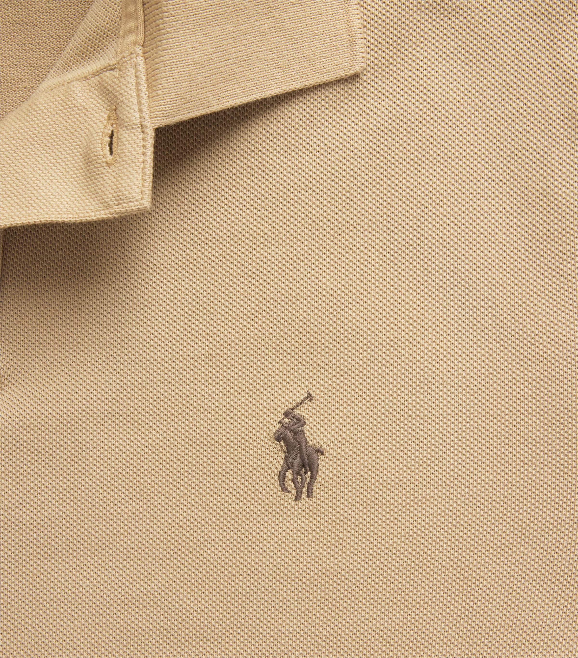 Polo Ralph Lauren Mens Cotton Mesh Slim-Fit Polo Shirt Vintage Image 6