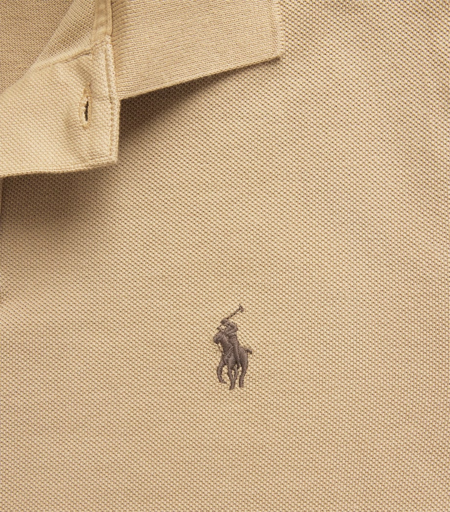 Polo Ralph Lauren Mens Cotton Mesh Slim-Fit Polo Shirt Vintage Image 6
