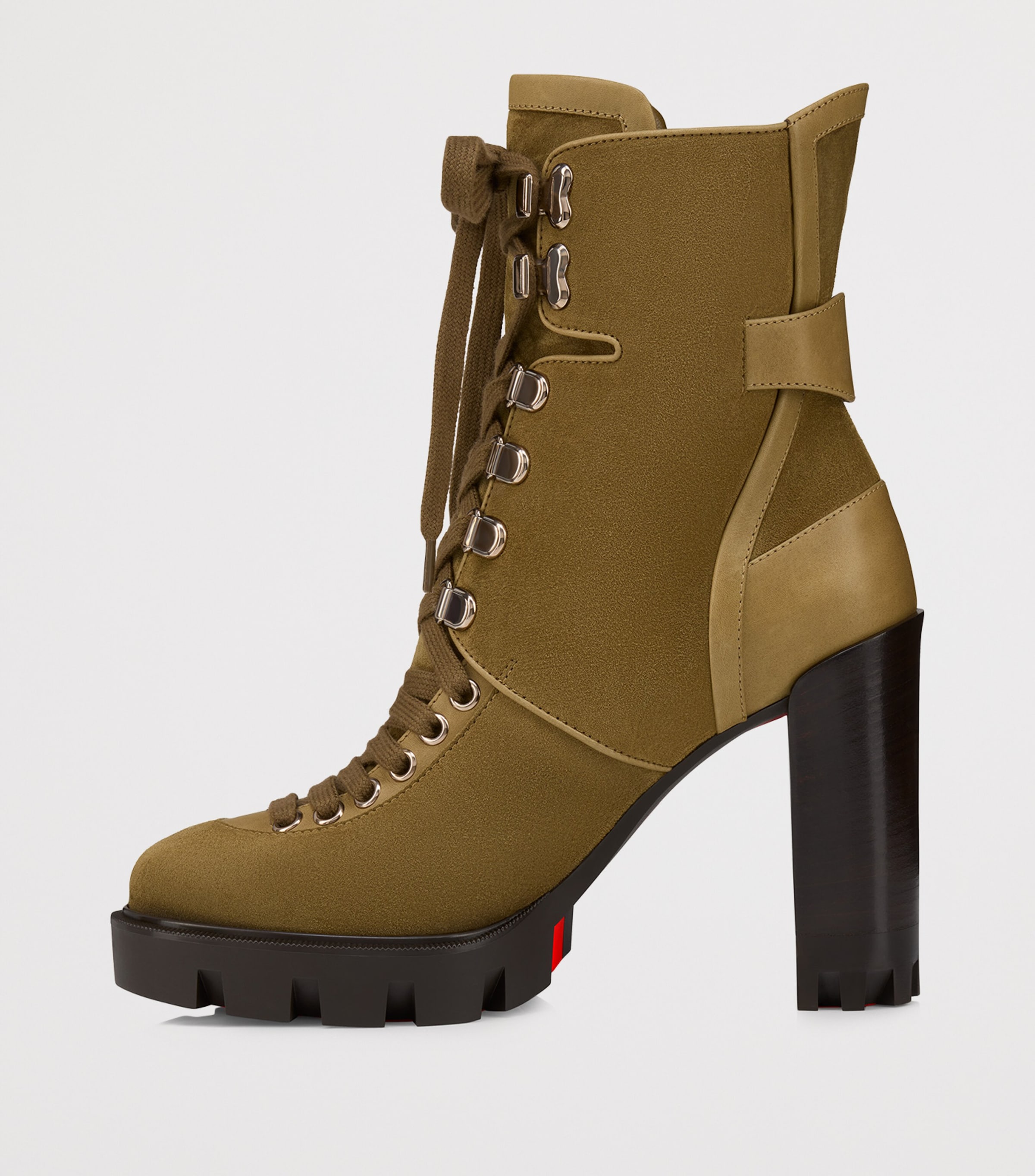 Macademia Suede Lace-Up Boots 100 8920 Image 3