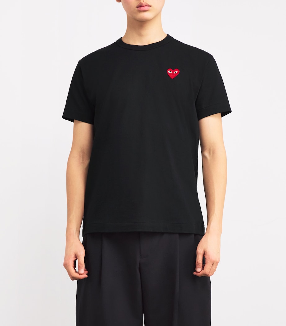 Heart Logo T-Shirt BLACK Image 3
