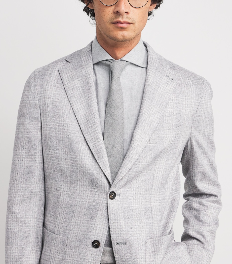 Wool Tie GRIGIO CHIARO MELANG Image 2