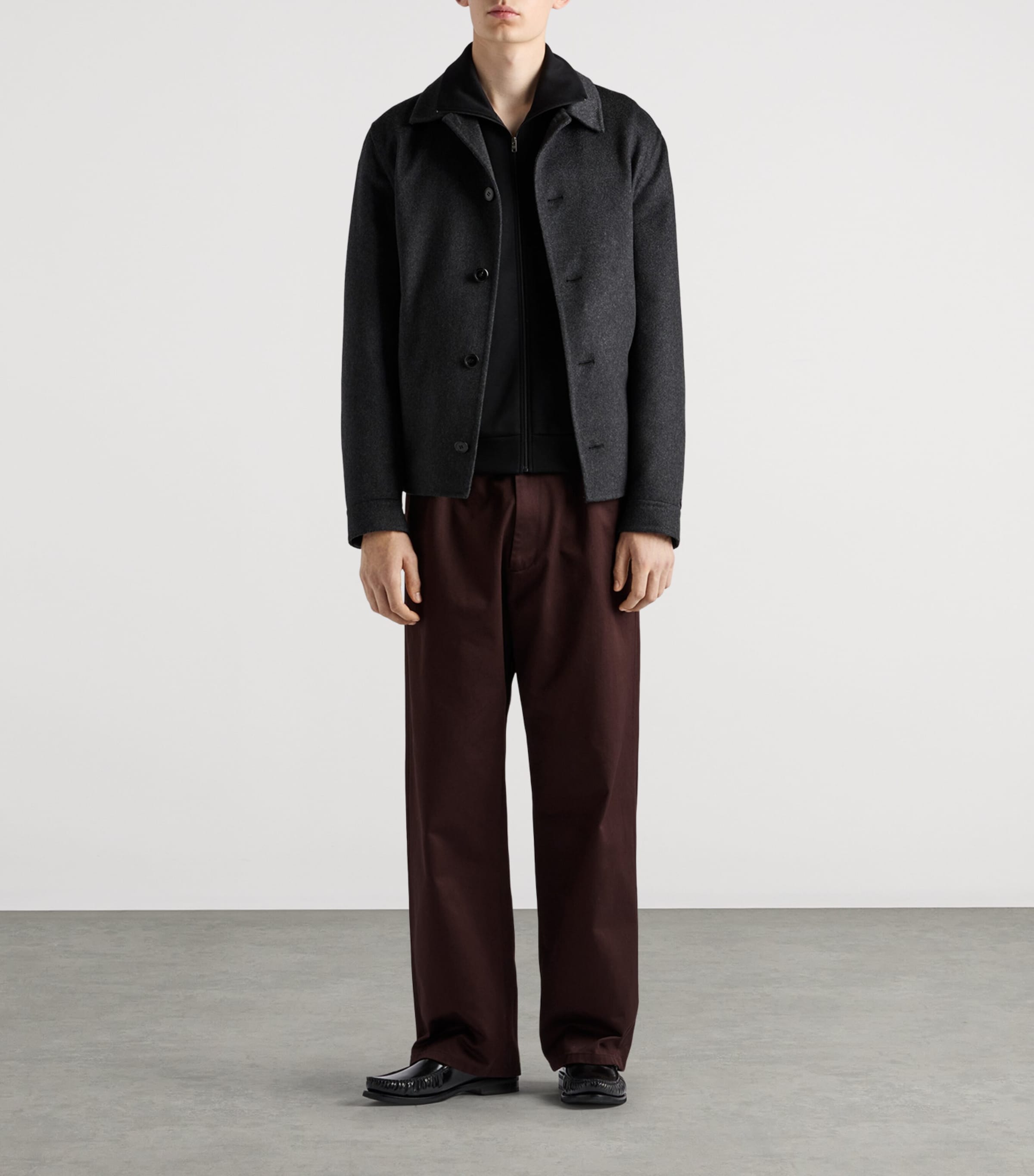 Cotton-Blend Technical Jacket F0002 Image 2