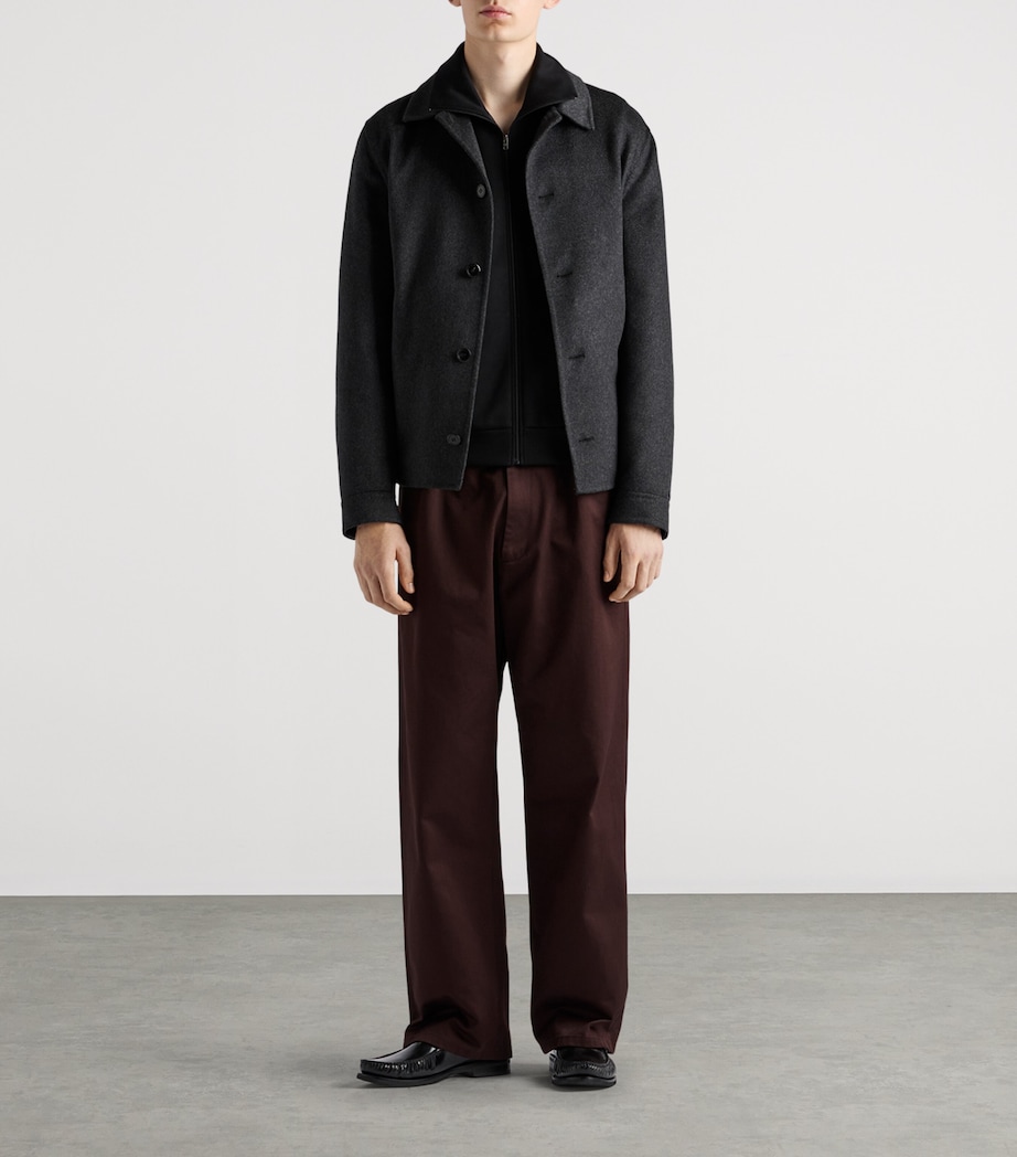 Cotton-Blend Technical Jacket F0002 Image 2