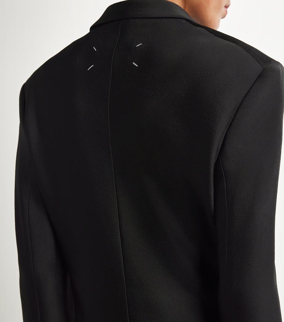 Maison Margiela Womens Satin Blazer and Tailored Trousers Set Image 8