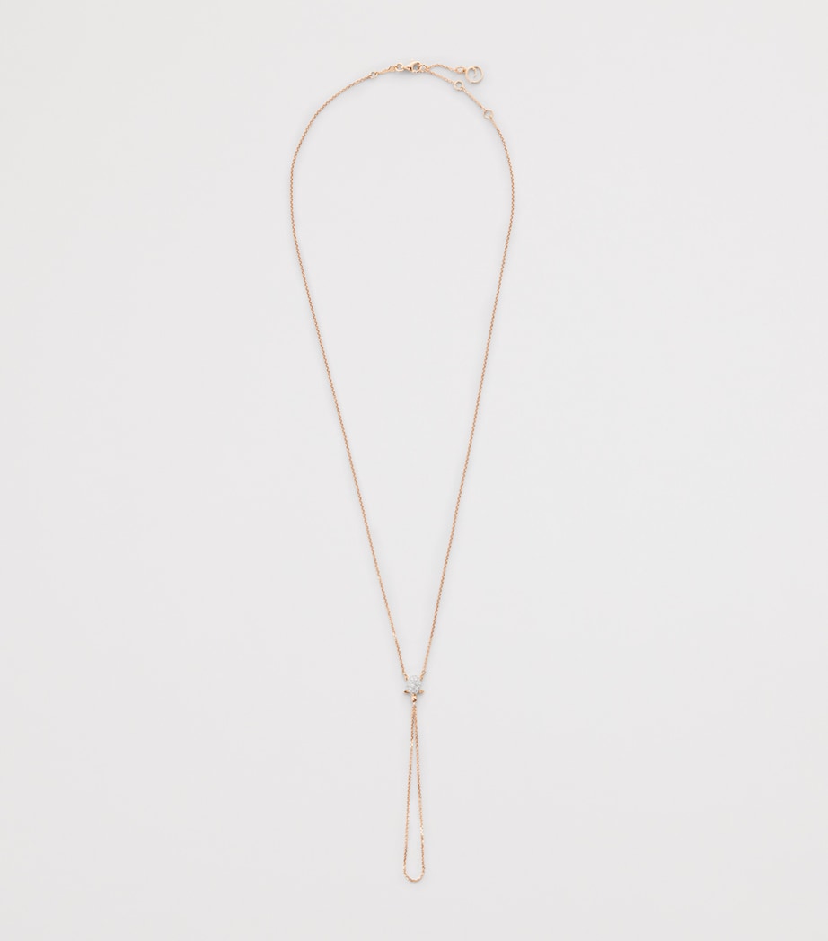 Rose Gold and Diamond Turtle Bracelet WHITE Image 3