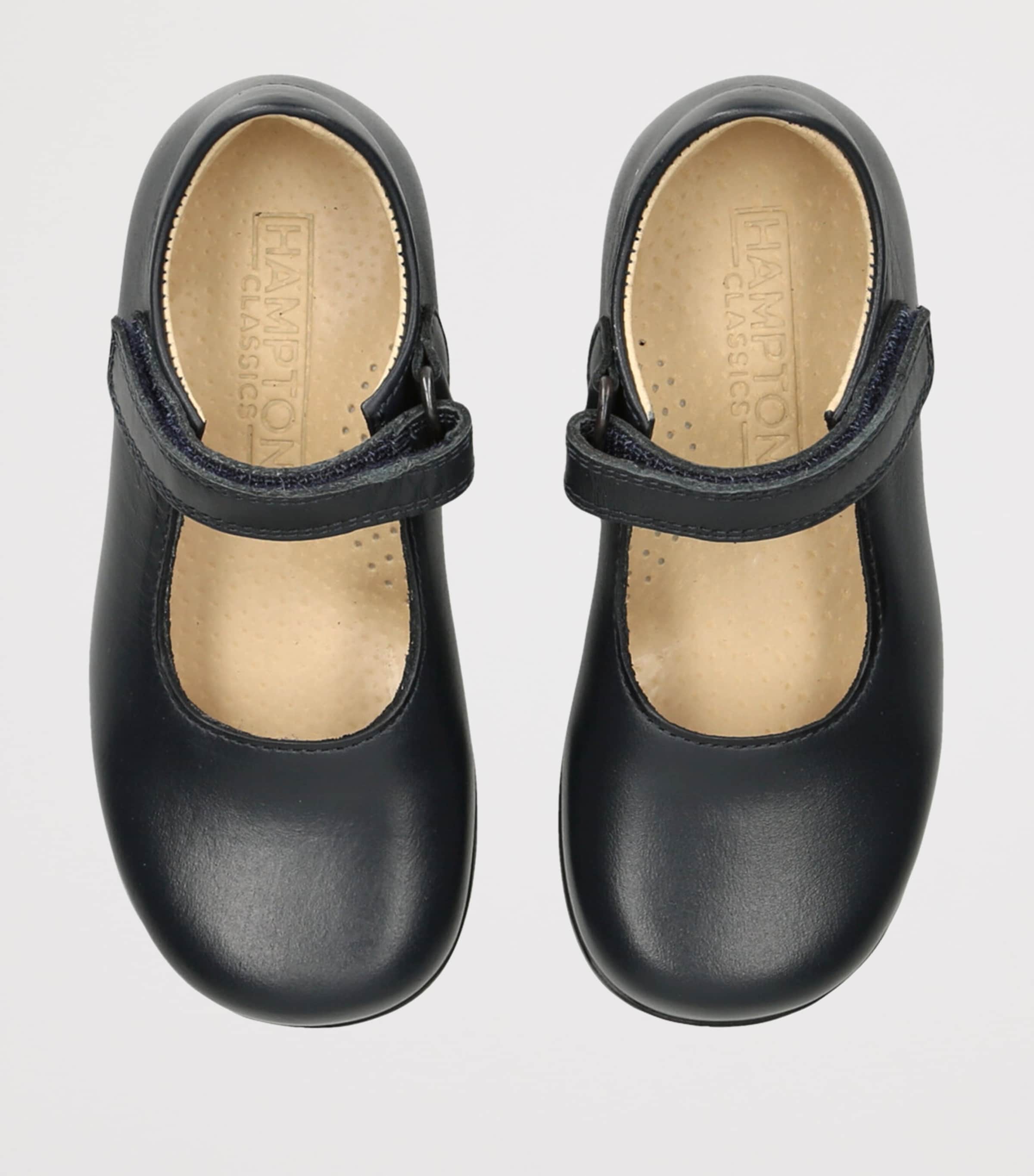 Trotters Leather Emily School Shoes Navy Image 4