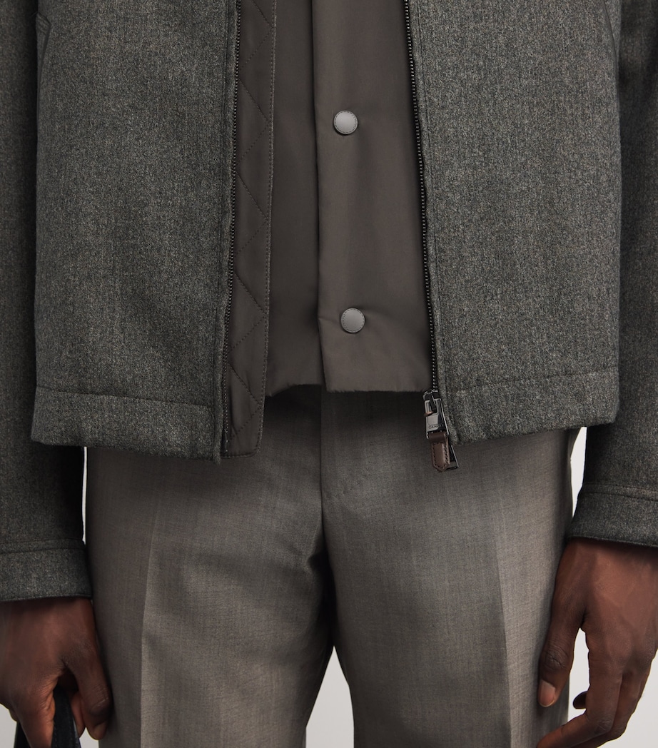 Fur-Collar Hybrid Jacket 701 Image 7