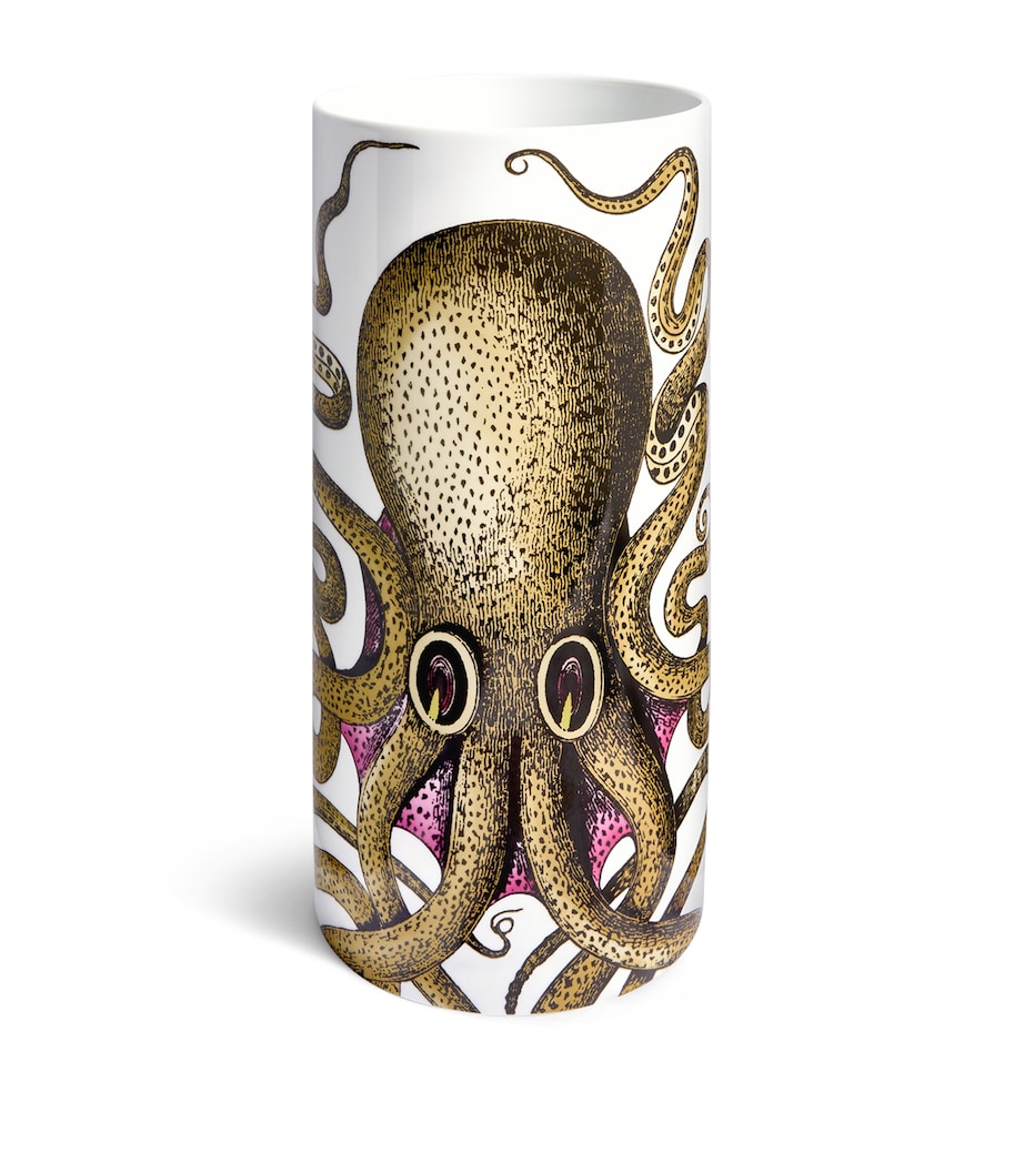 Fornasetti Medium Porcelain Polipo Vase (32cm) Image 3