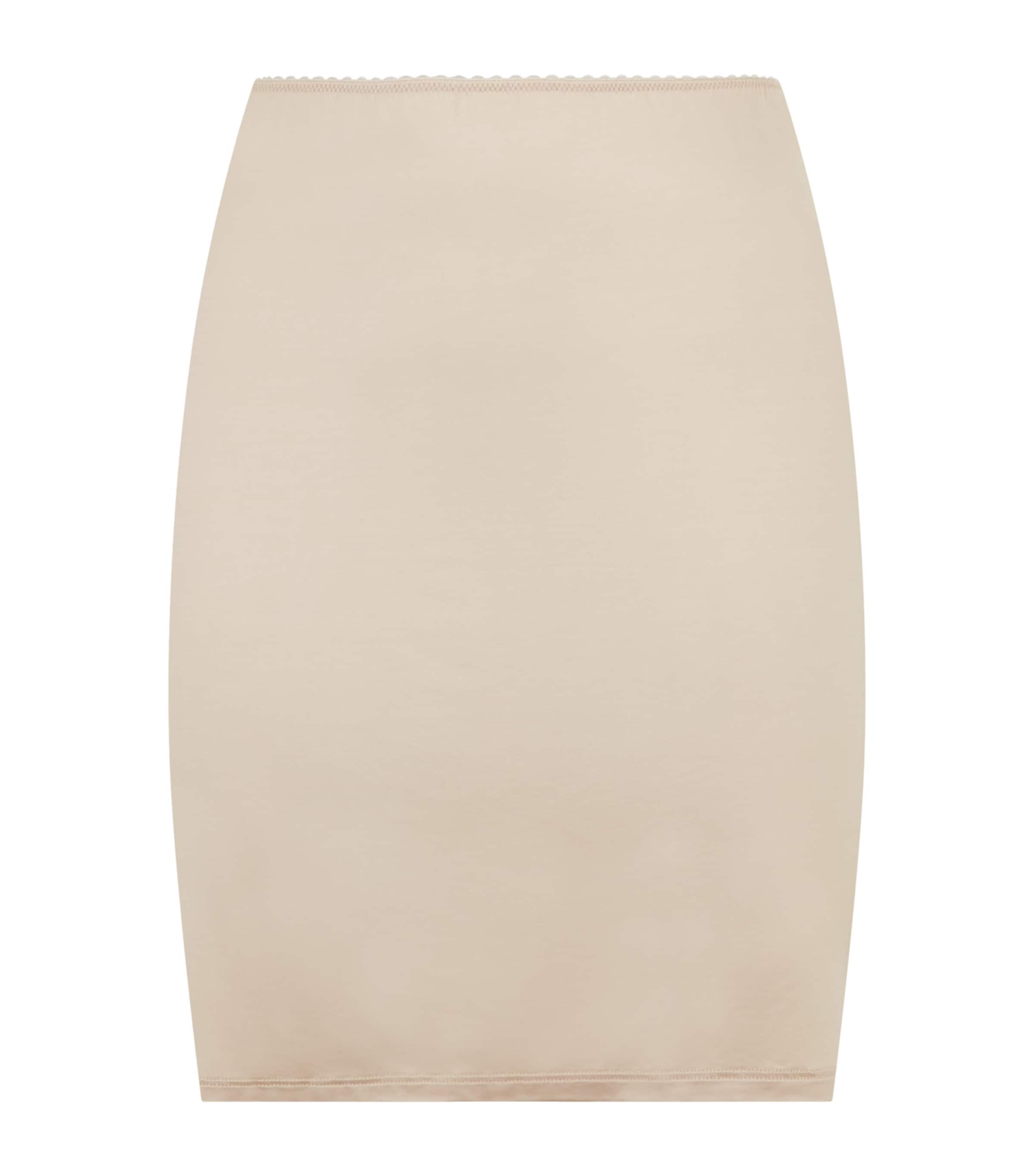 Shop Hanro Satin Deluxe Underskirt In Beige