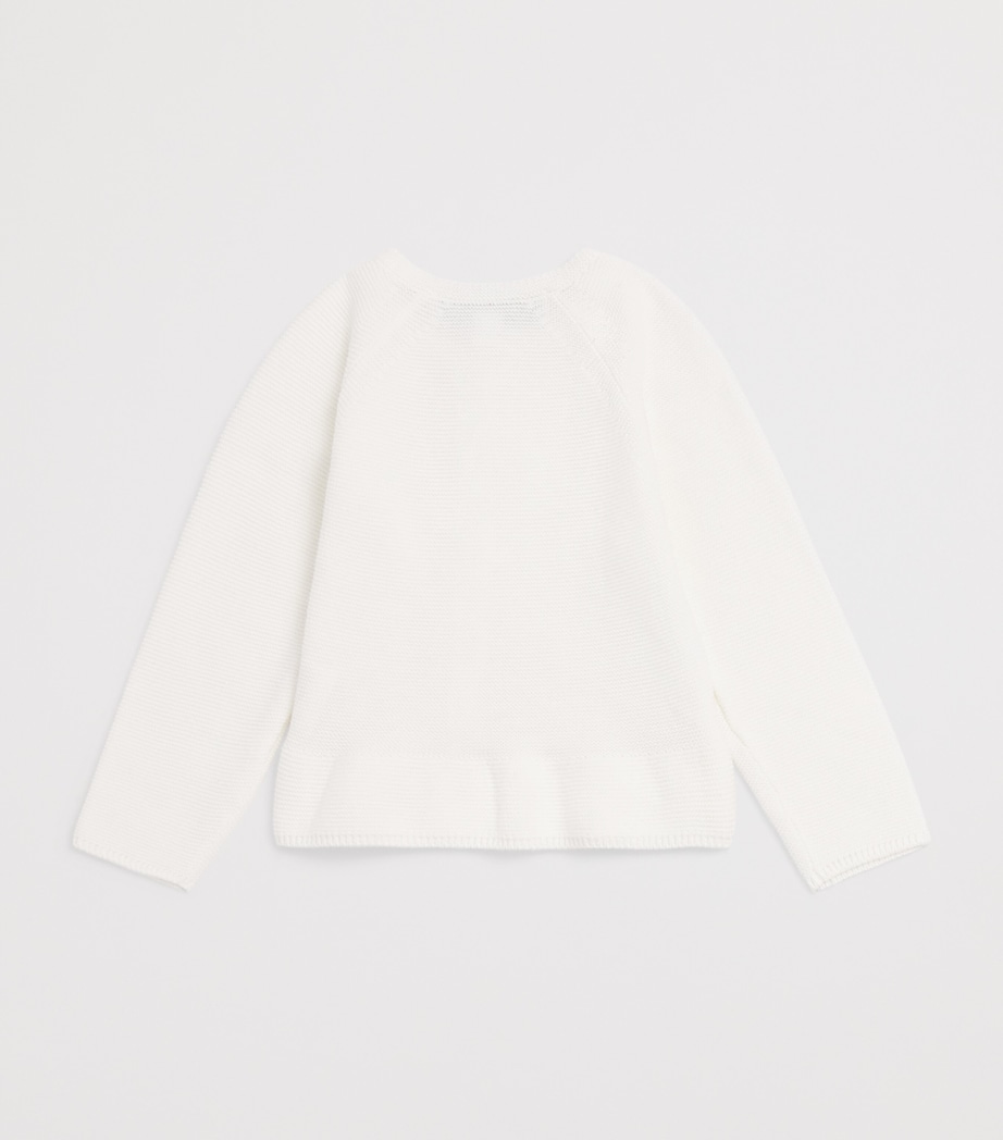 Cotton Embroidered Cardigan (3 Months – 4 Years) 13NACRE Image 2