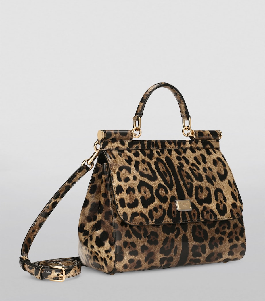 KIM DOLCE&GABBANA Medium Leopard Print Sicily Bag HA93M-LEO Image 4