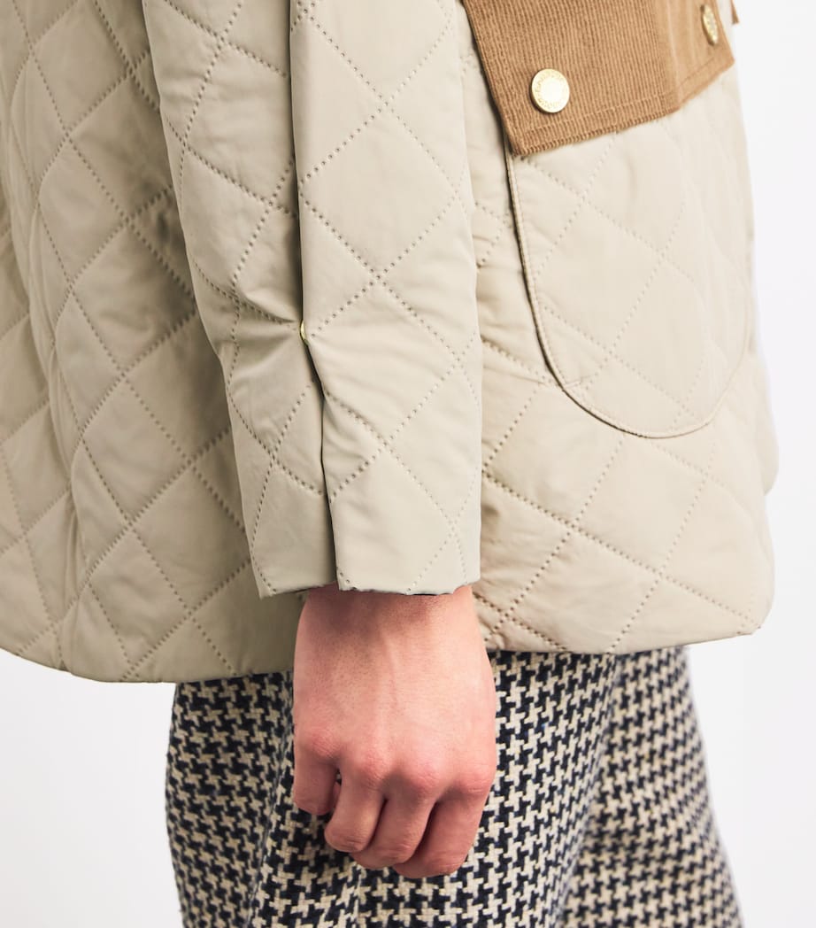 Quilted Corinne Jacket LIGHT SAND/ANCIENT Image 6