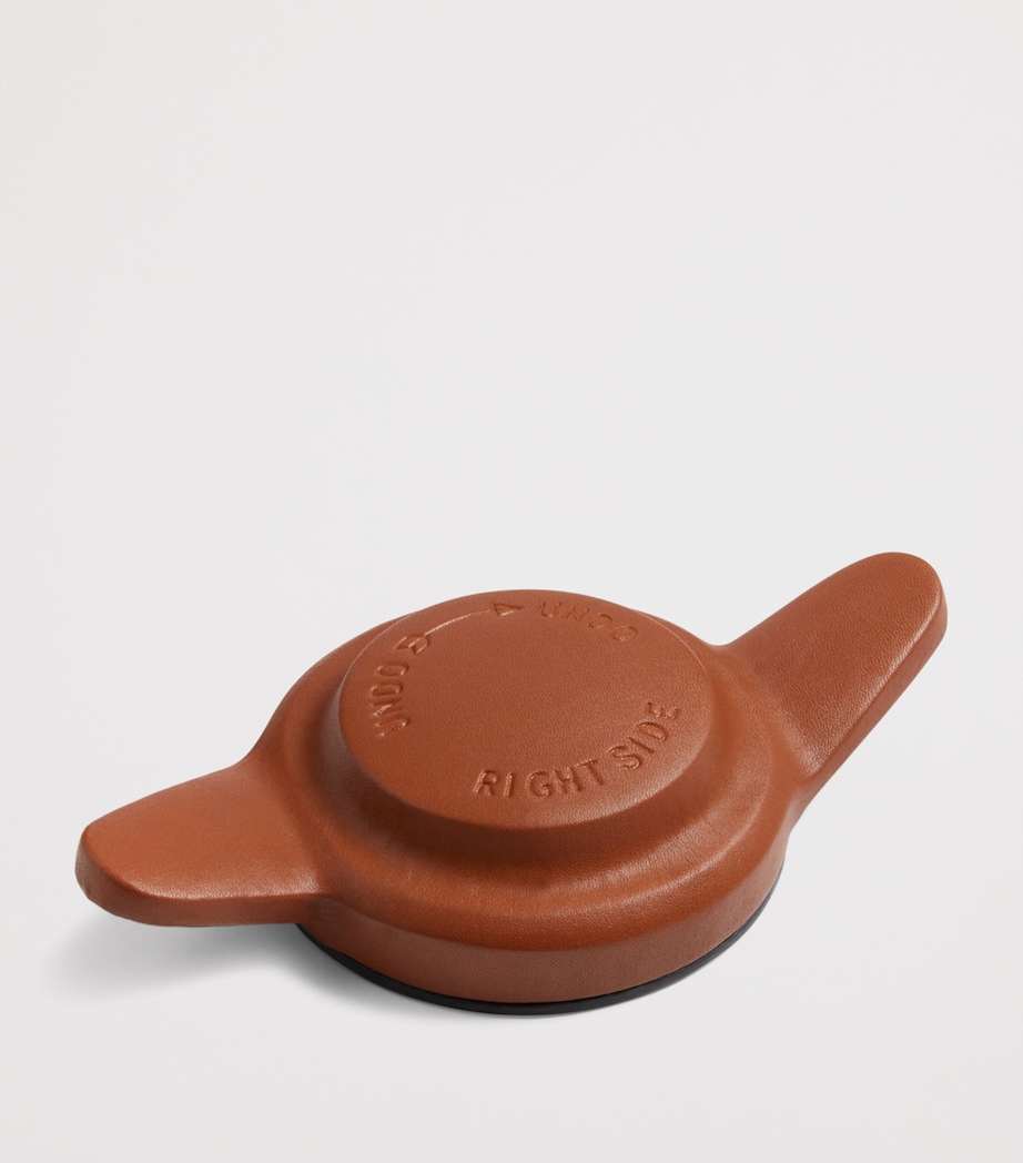 Leather Wing Nut Desk Sculpture 210TAN Image 2