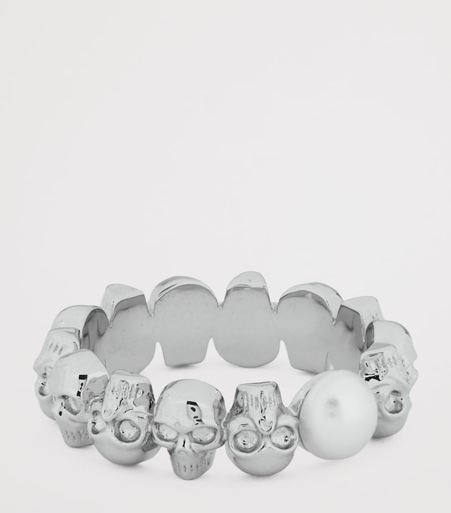 Rhodium-Plated Silver Box Chain Anklet 1906 Image 2