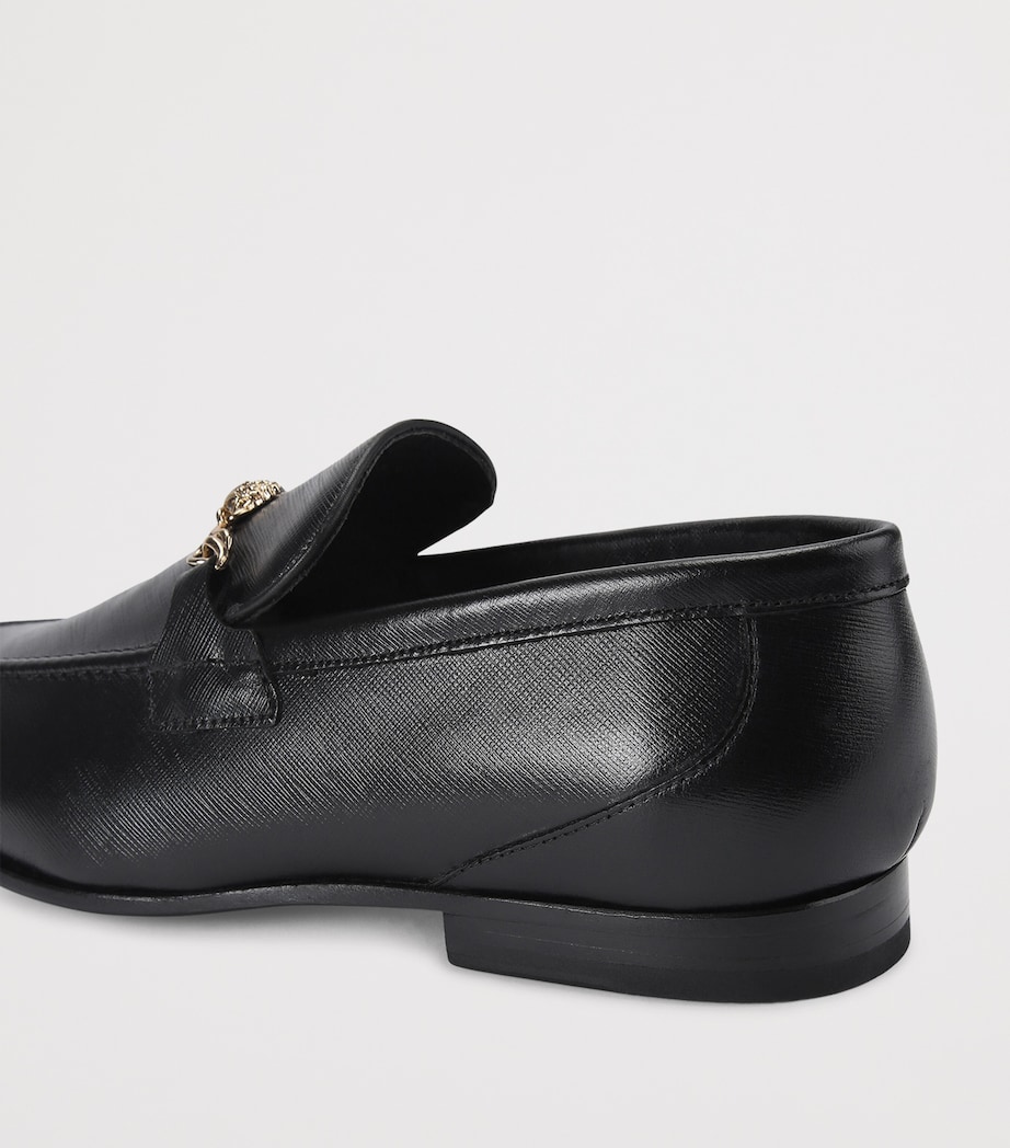 Grained Leather Alton Loafers BLK/OTHER Image 2