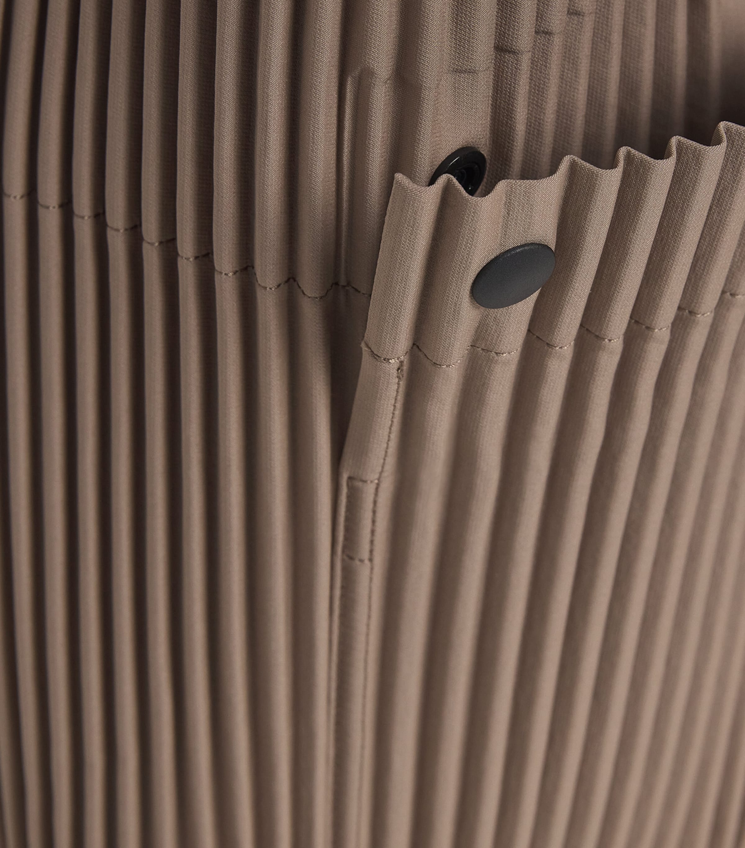 Pleated Utility Shoulder Bag 19 - GREIGE Image 6