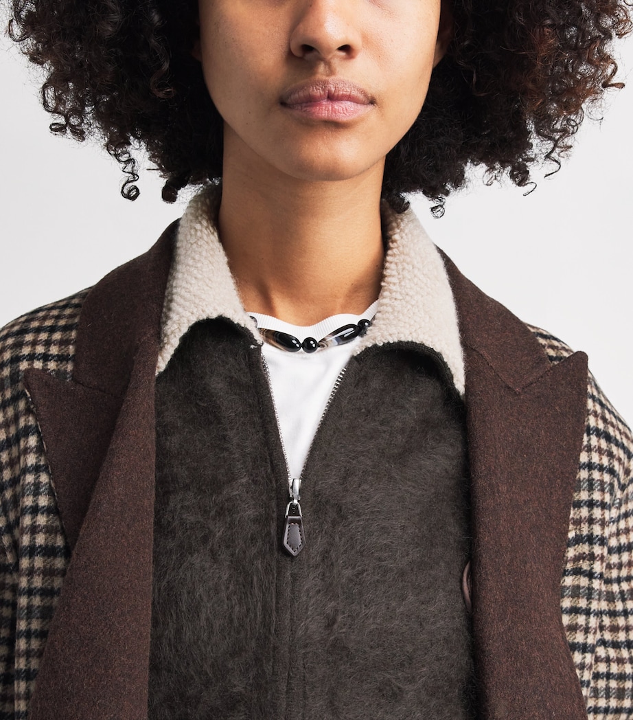 Guest In Residence Womens Cashmere Grizzly Frankie Jacket Burnt Cocoa Image 3