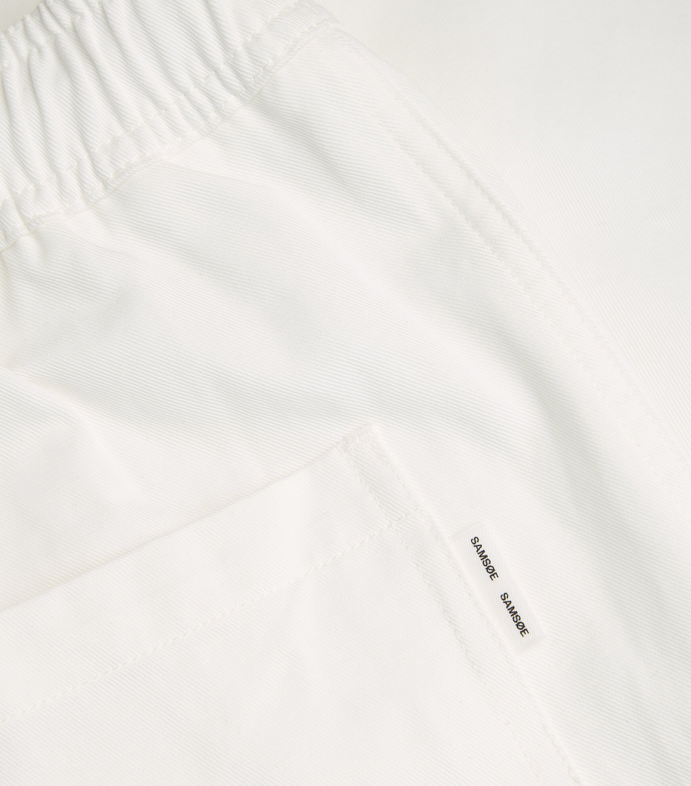 Cotton-Blend Jabari Straight Trousers CLEAR CREAM Image 5