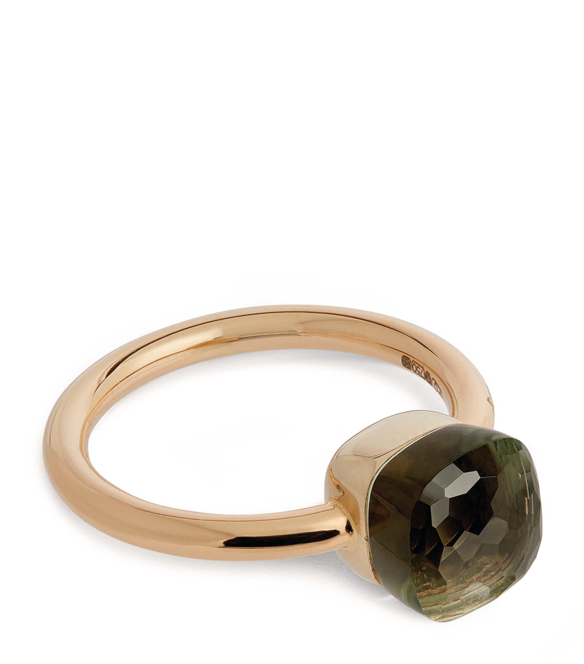 Pomellato Mixed Gold and Prasiolite Nudo Petit Ring | Fine Jewellery | Fine Rings | Cocktail Rings | Designers | Pomellato