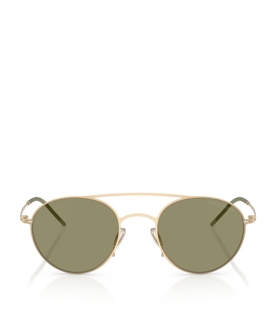 Giorgio Armani Metal Round Sunglasses