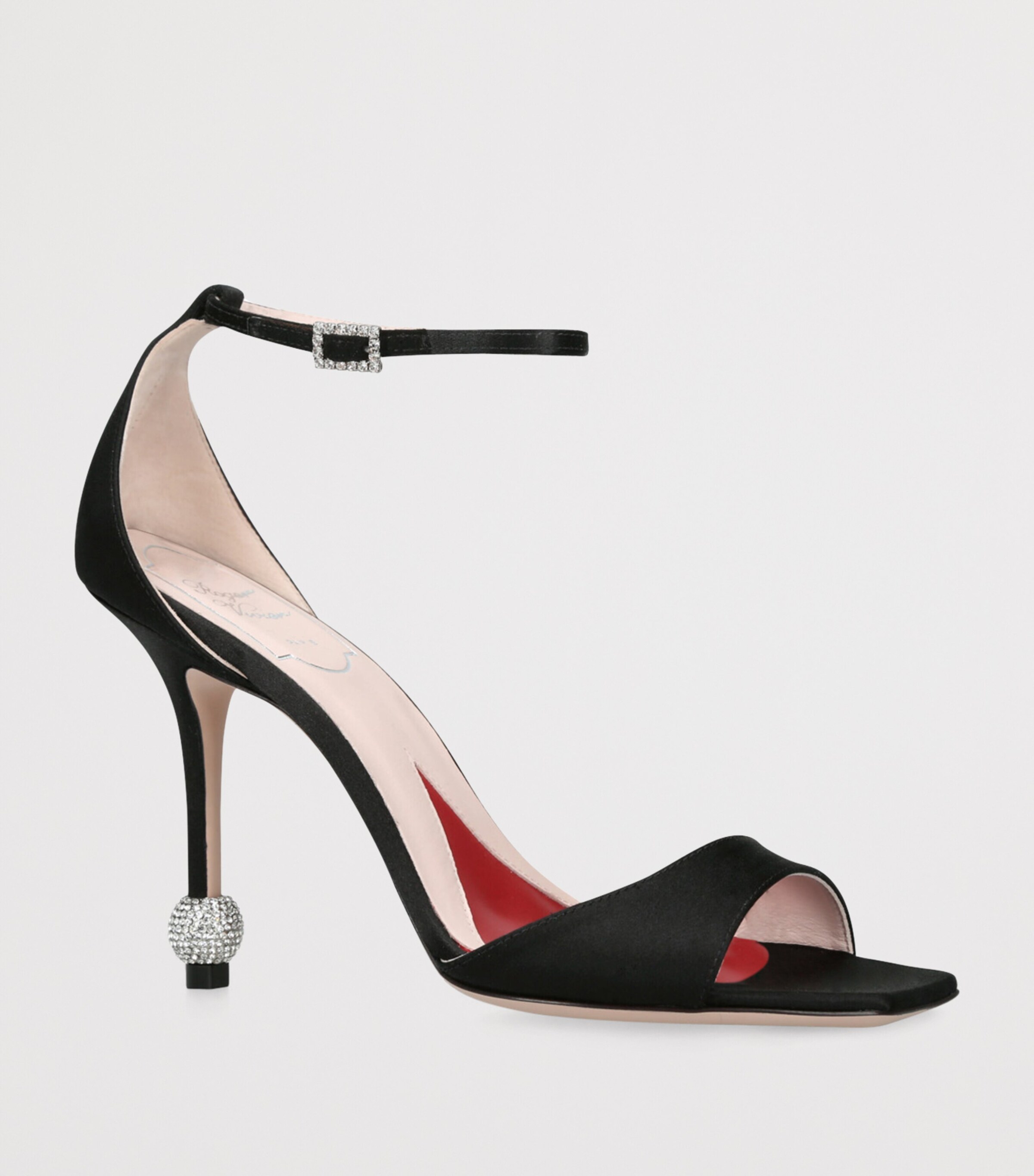 Roger Vivier Satin Marlene Sandals 100 | Harrods UK